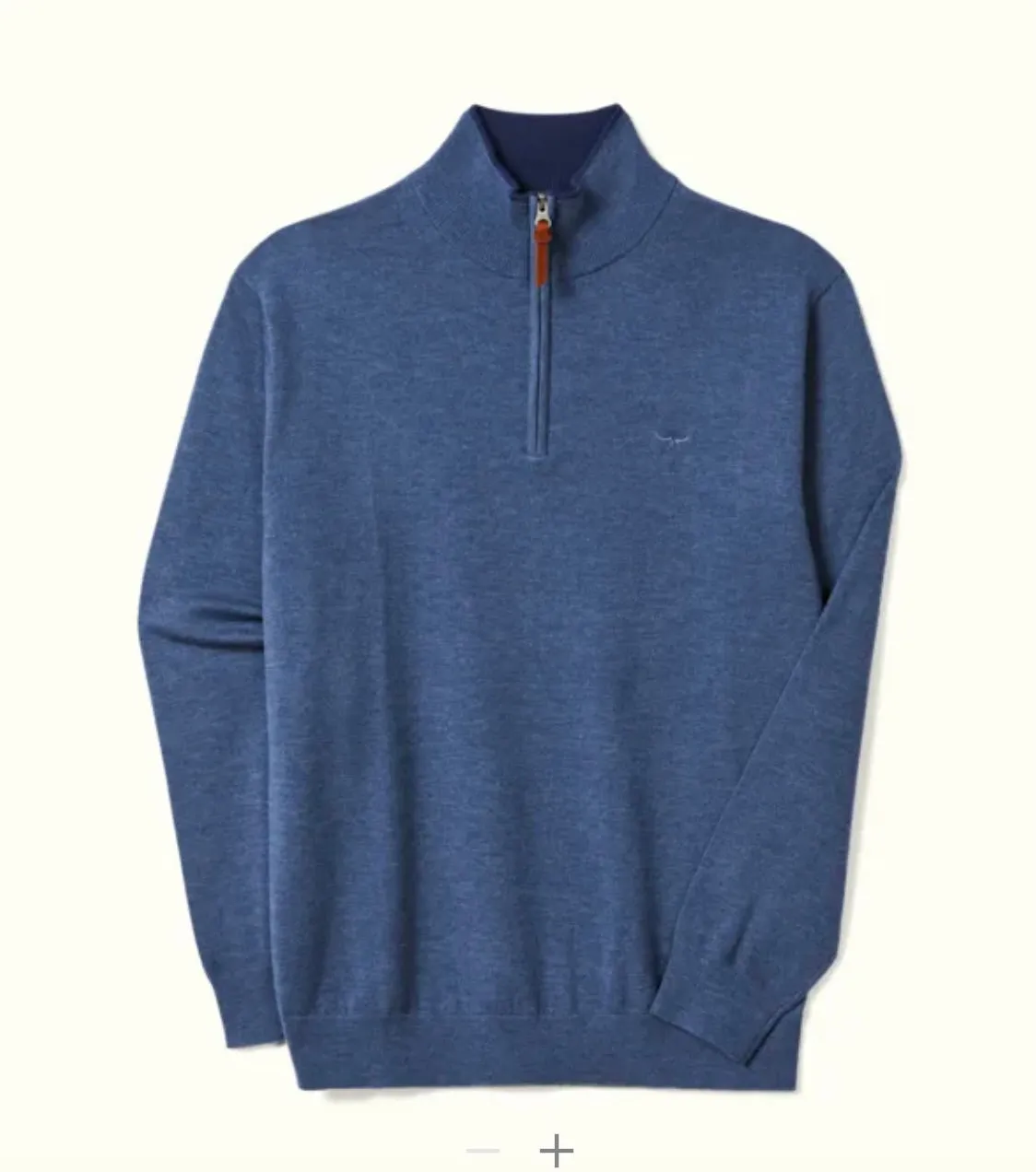 Rm Williams Mens Ernest sweater - Navy or Indigo
