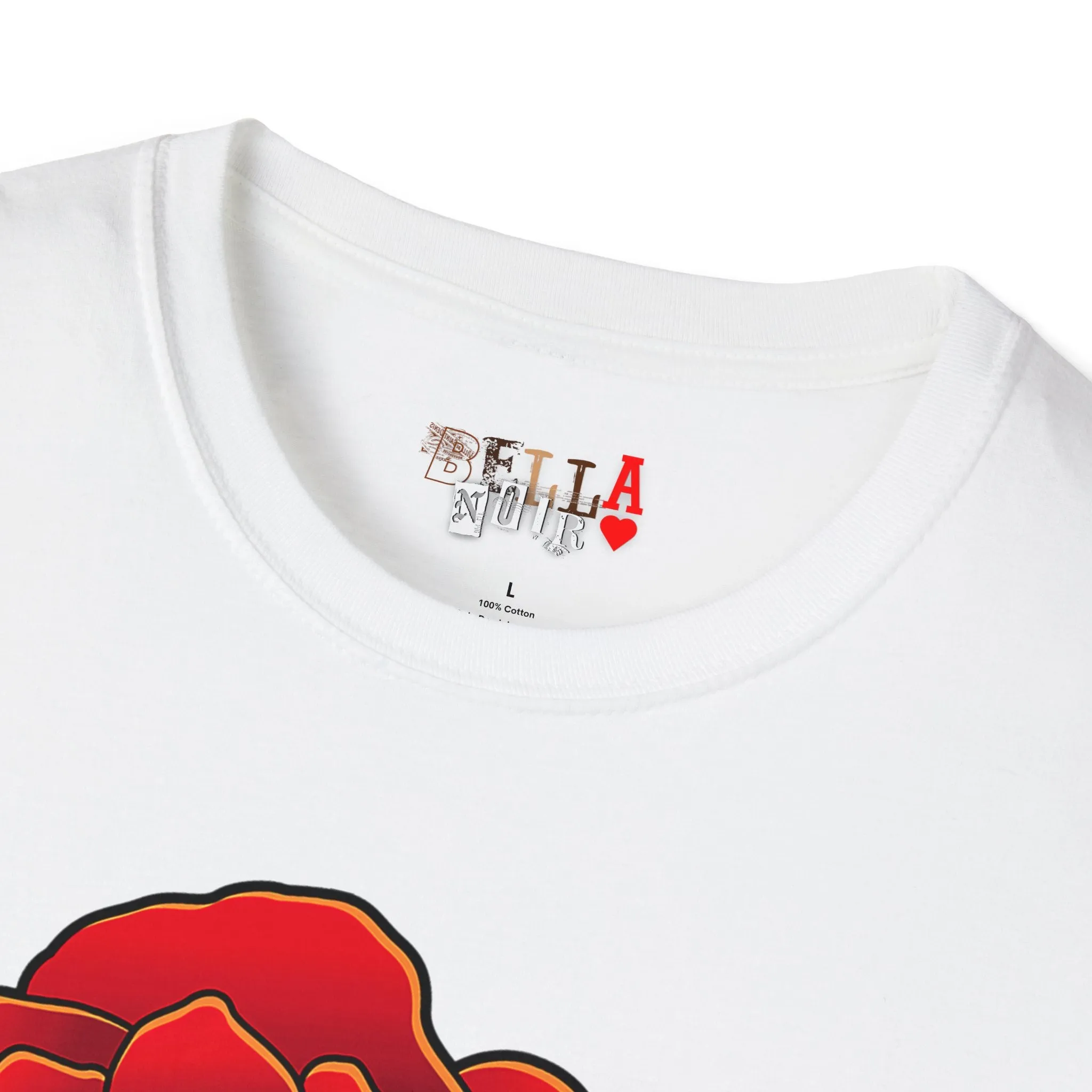Rose Gramaphone Unisex Softstyle T-Shirt