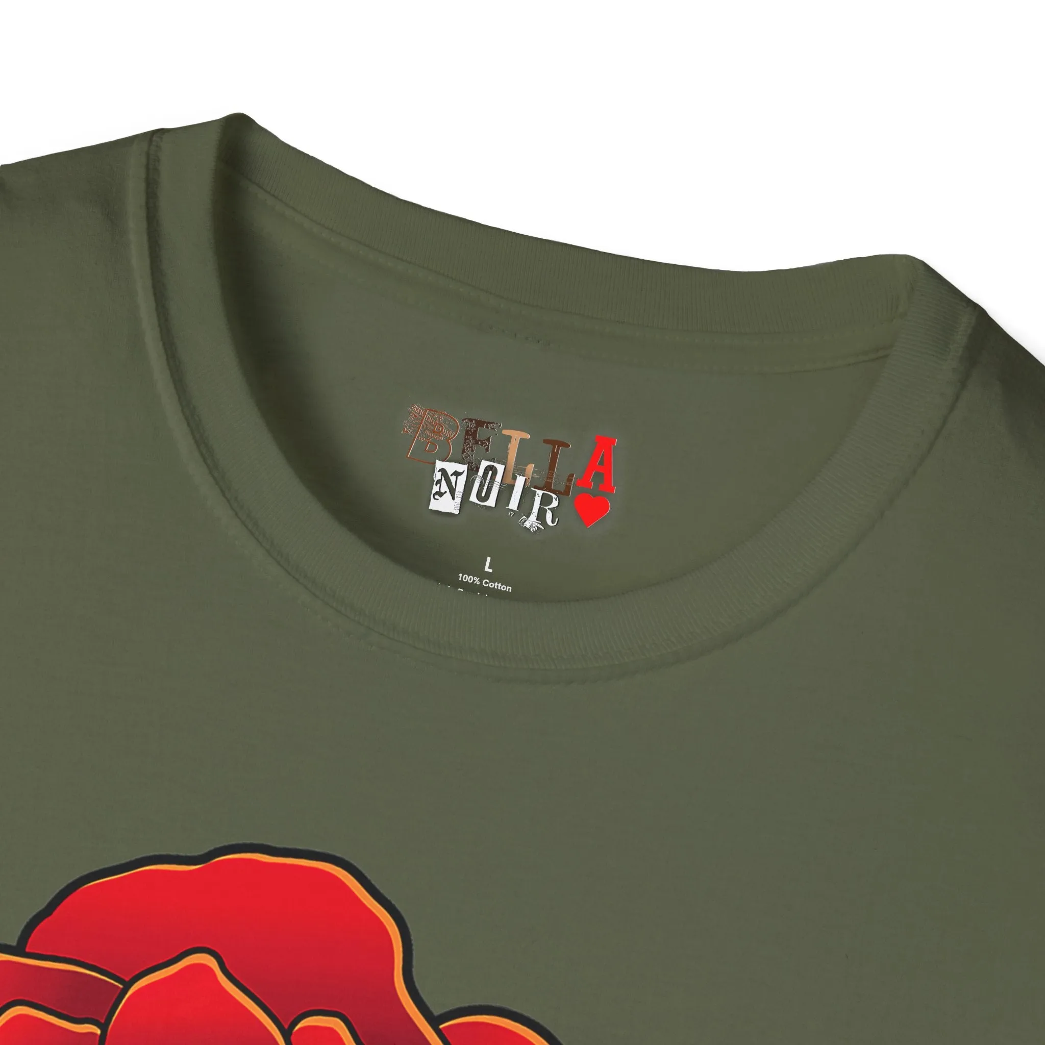 Rose Gramaphone Unisex Softstyle T-Shirt