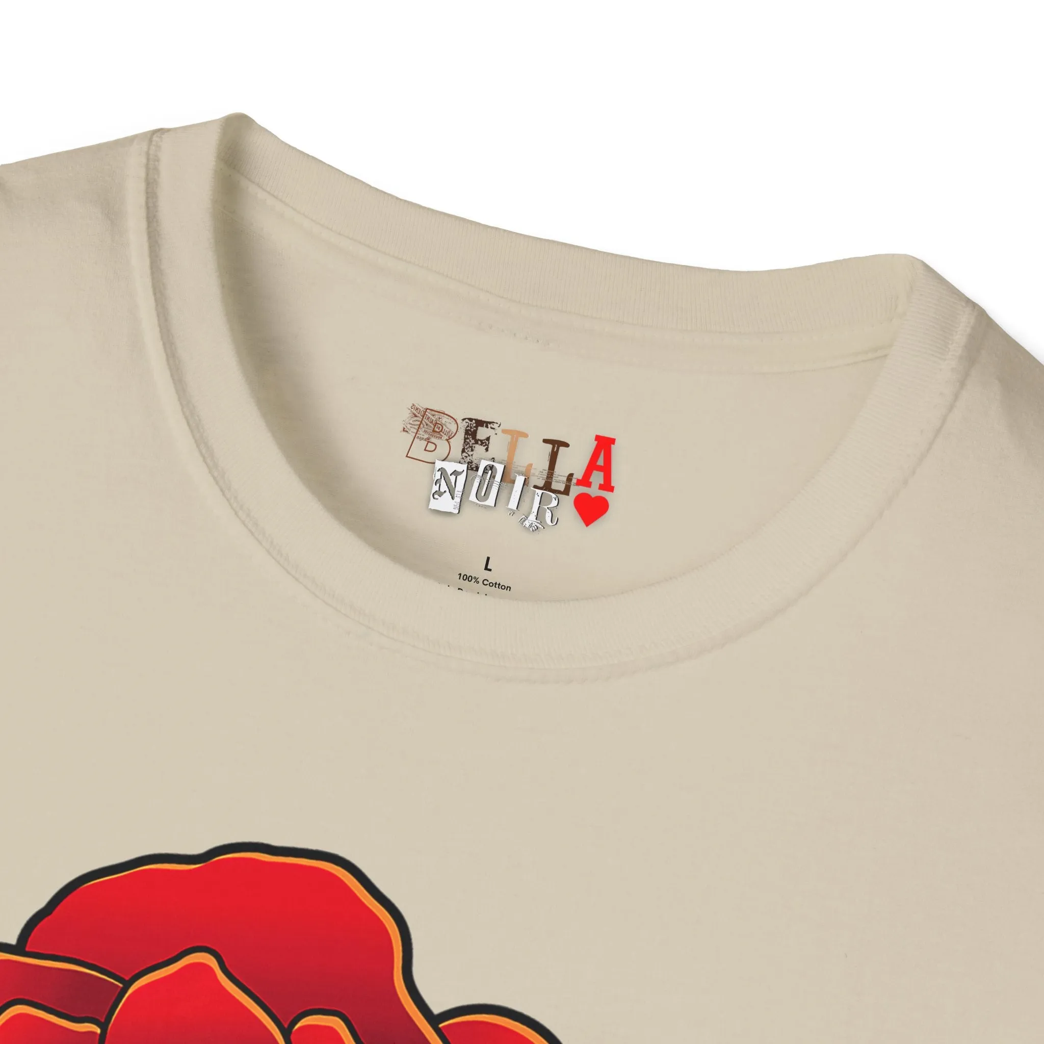 Rose Gramaphone Unisex Softstyle T-Shirt