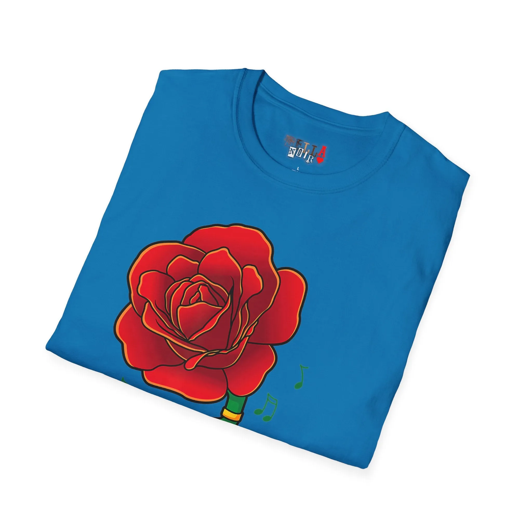 Rose Gramaphone Unisex Softstyle T-Shirt
