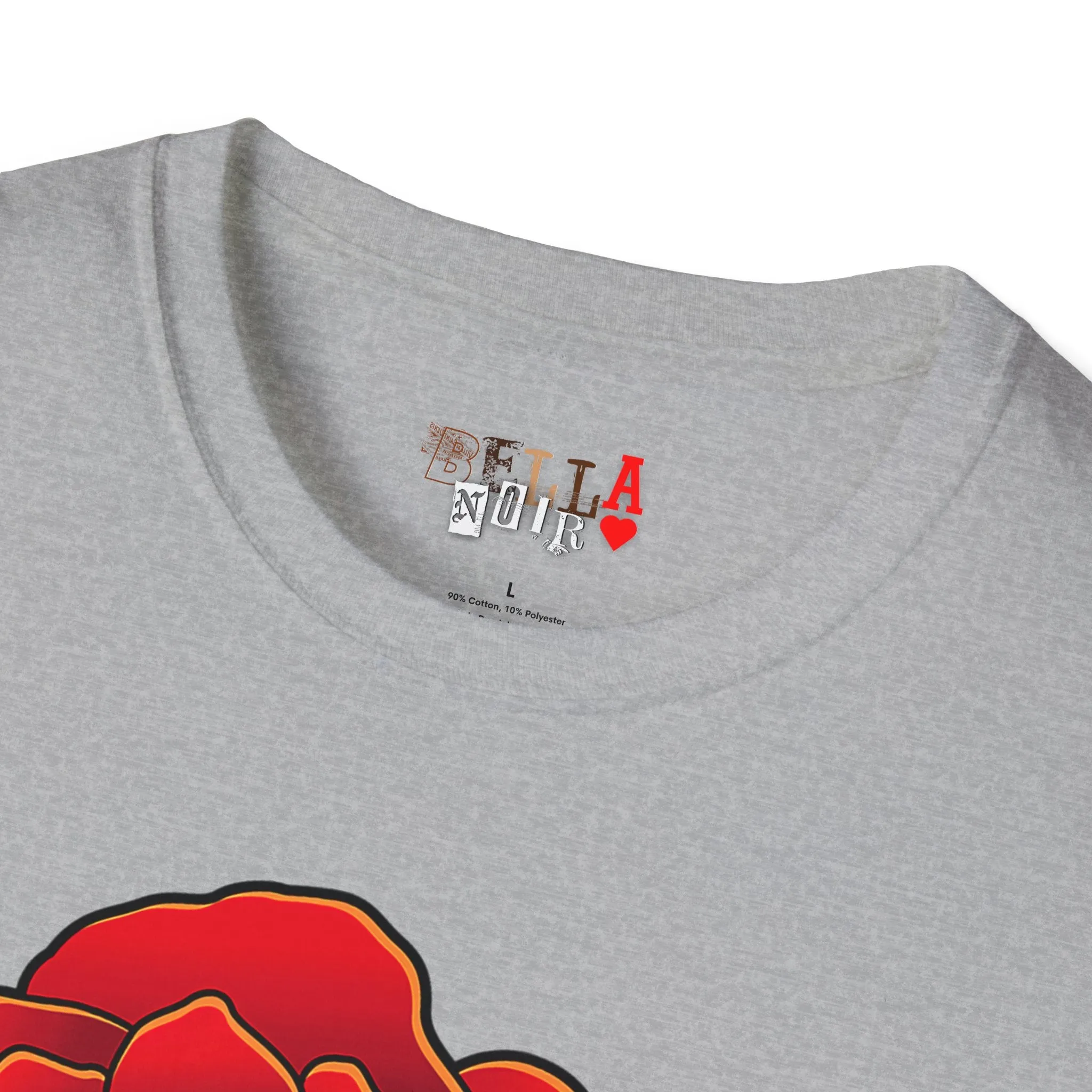 Rose Gramaphone Unisex Softstyle T-Shirt