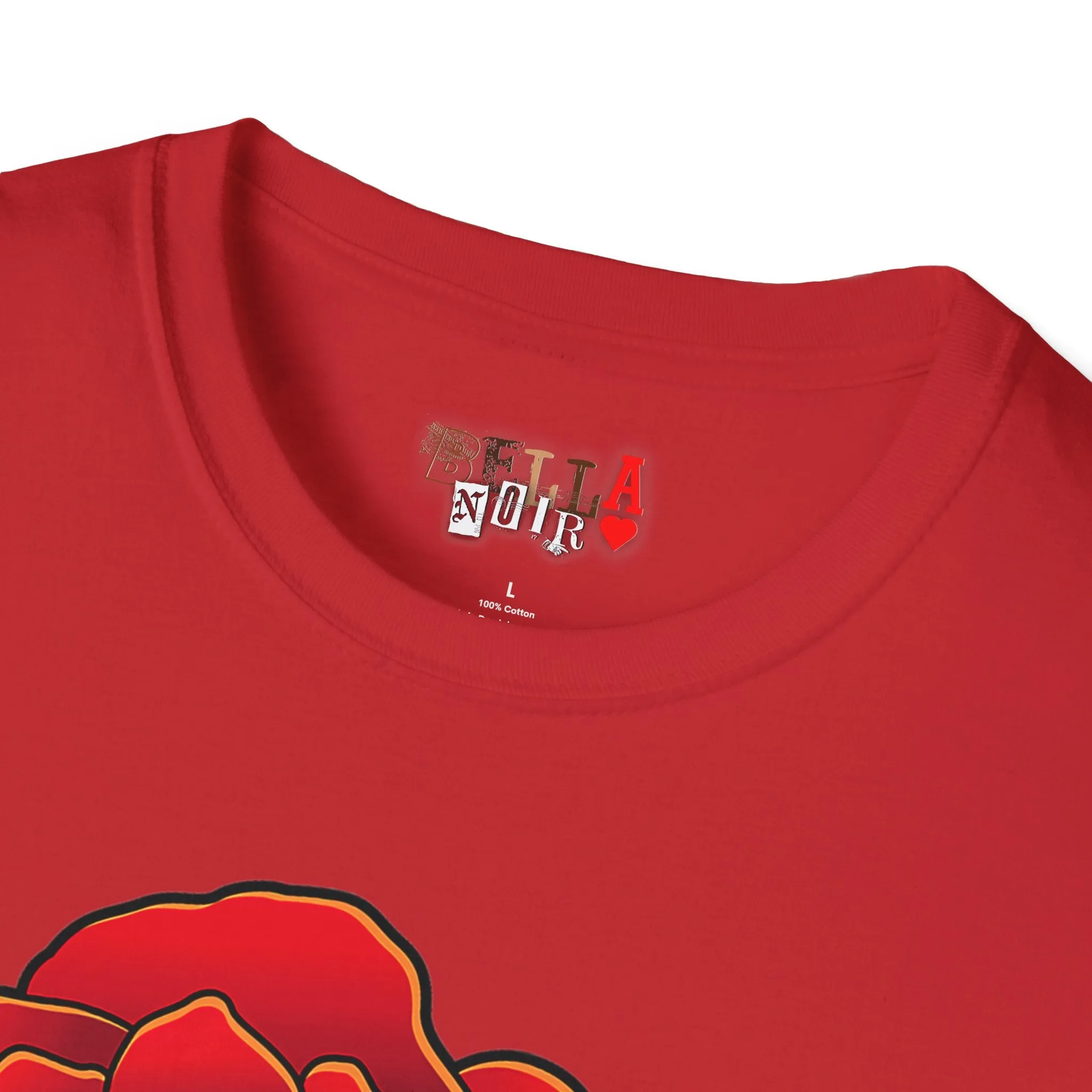 Rose Gramaphone Unisex Softstyle T-Shirt