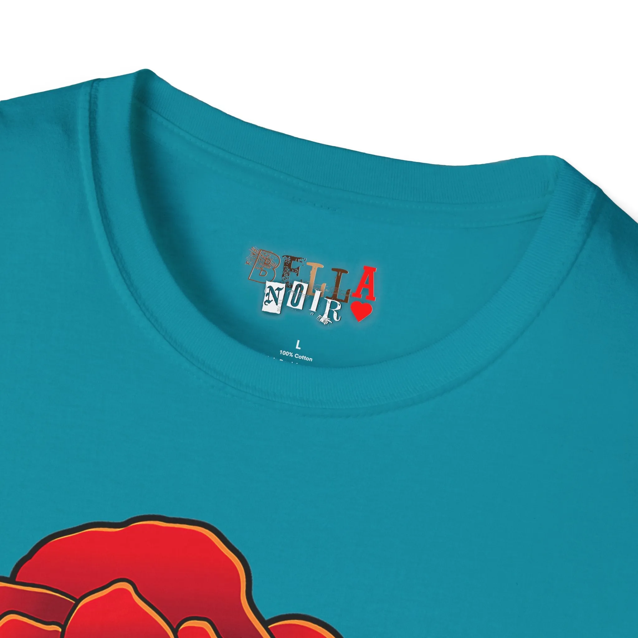 Rose Gramaphone Unisex Softstyle T-Shirt