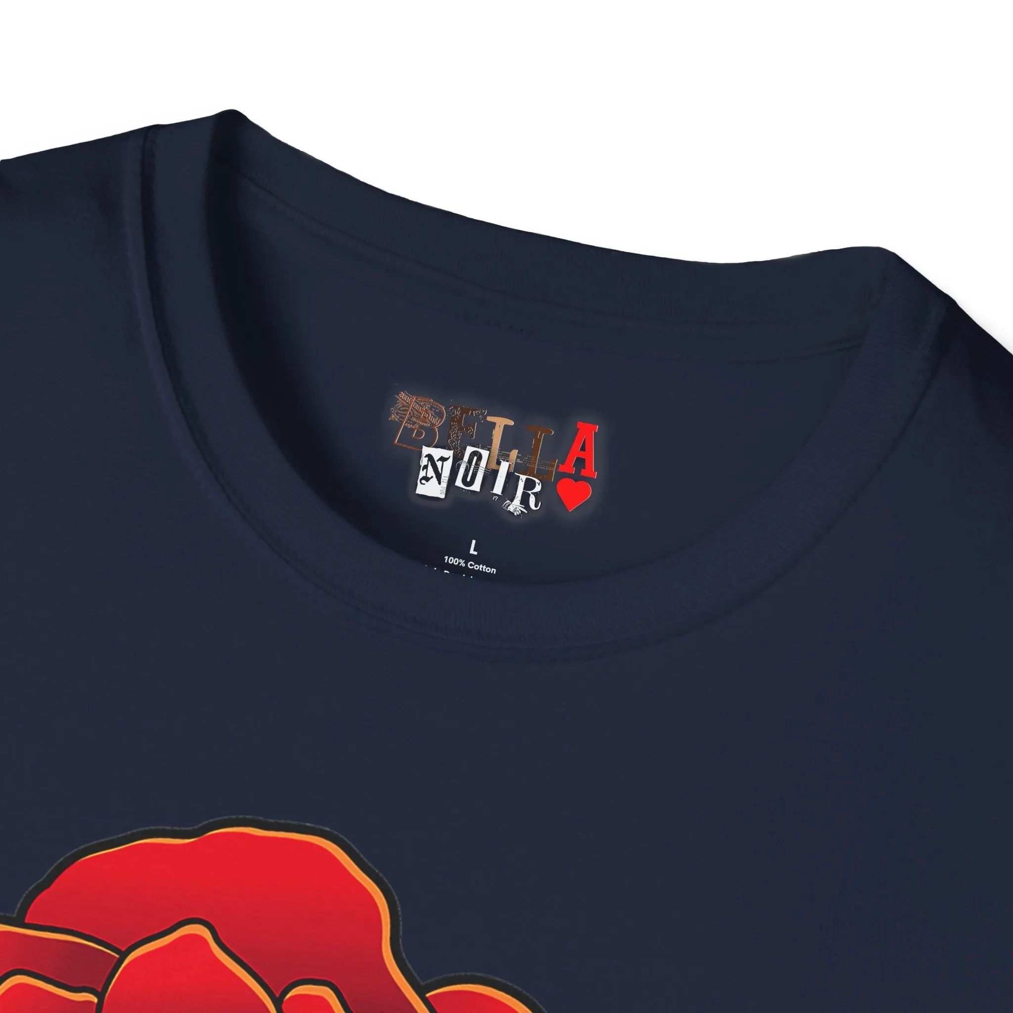 Rose Gramaphone Unisex Softstyle T-Shirt