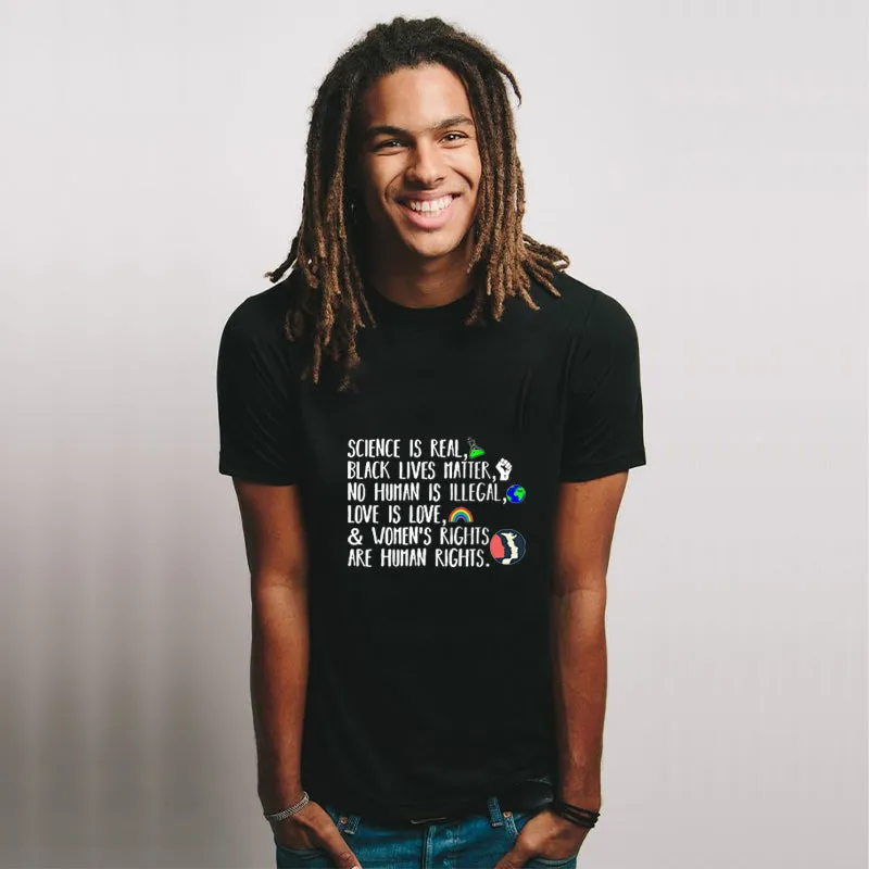 SCIENCE IS REAL Cotton Tee