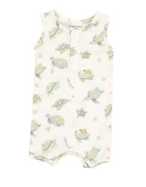 Sea Turtles Sleeveless Shortie Romper