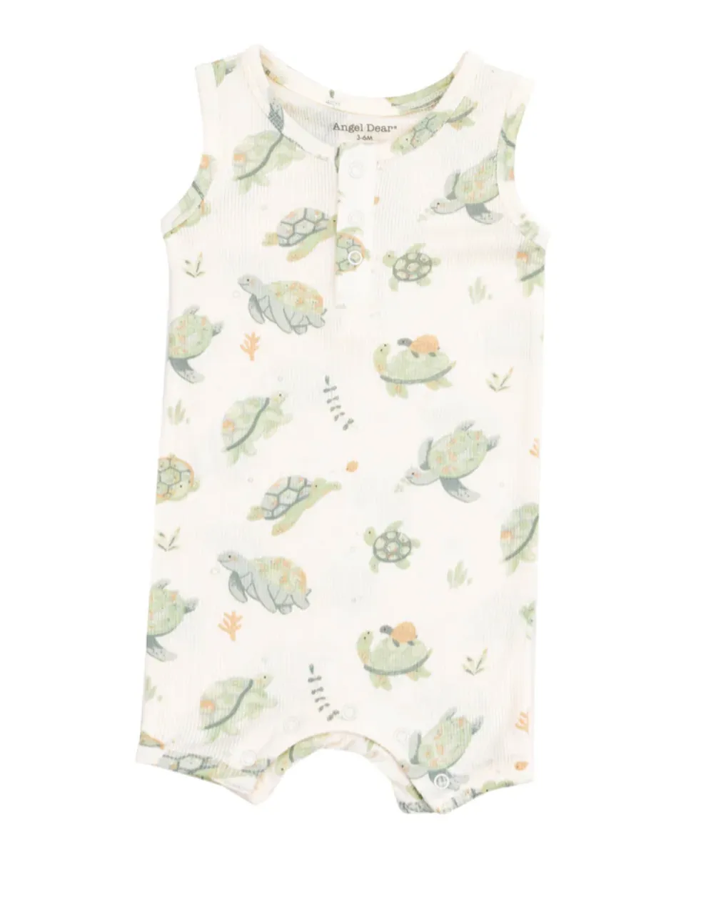 Sea Turtles Sleeveless Shortie Romper