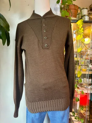 Sebo Knitwear Brown 100% Wool sweater