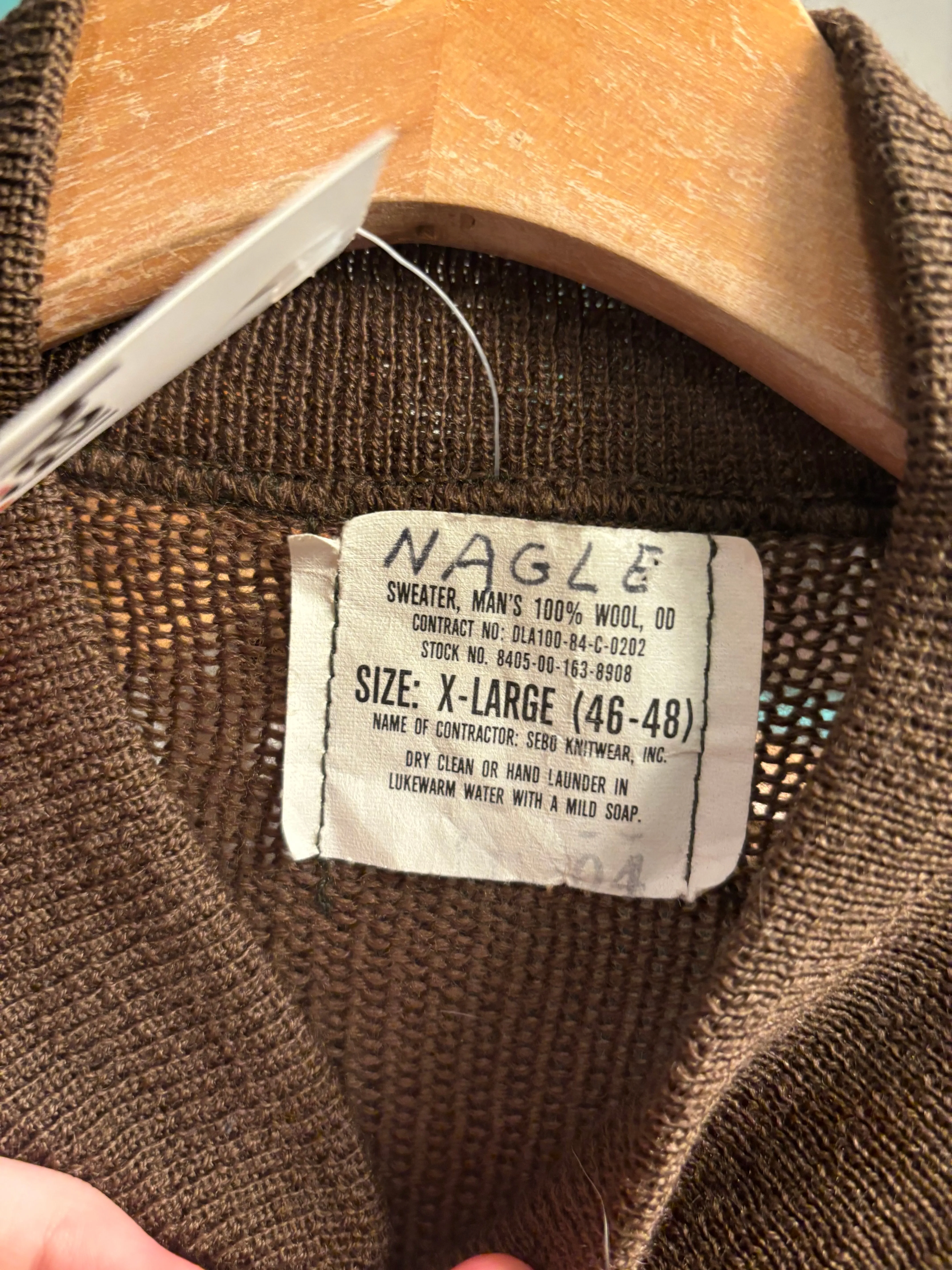 Sebo Knitwear Brown 100% Wool sweater