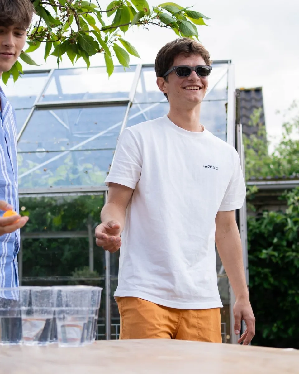 Shorts Tee - White