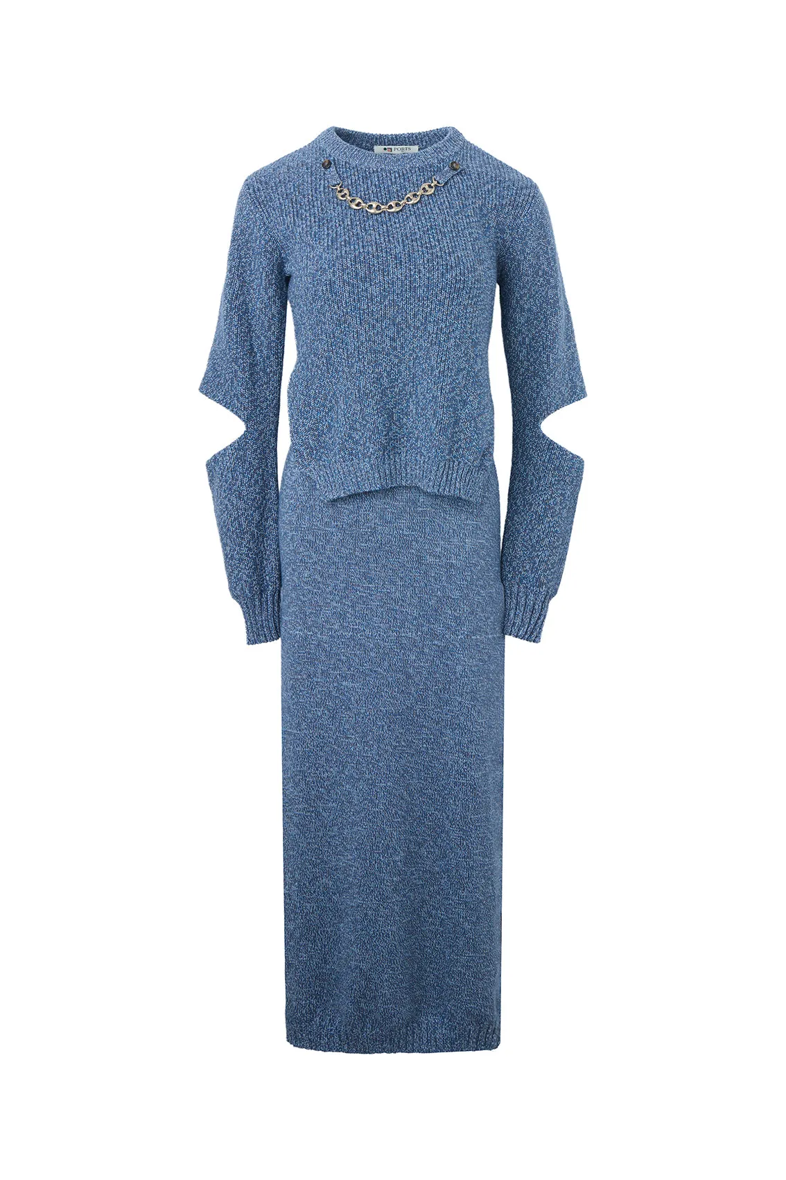 Signature Cut-Out Detail Knitwear Dress
