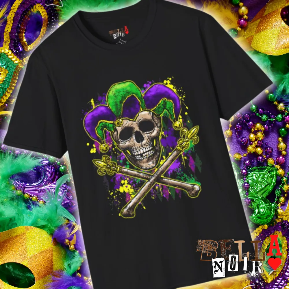 Skeleton Fool Unisex Softstyle T-Shirt