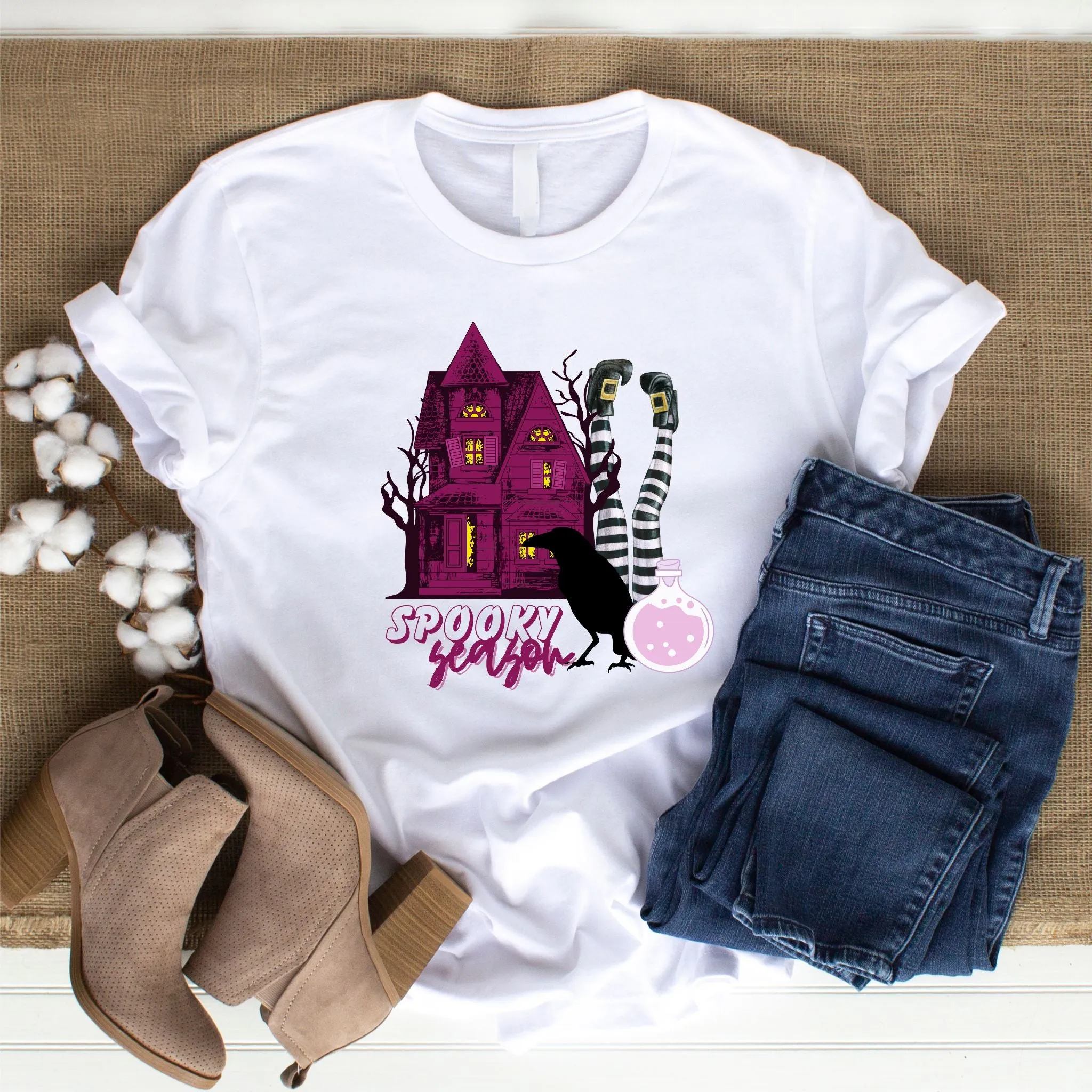 Spooky Season Halloween Graphic T-Shirt
