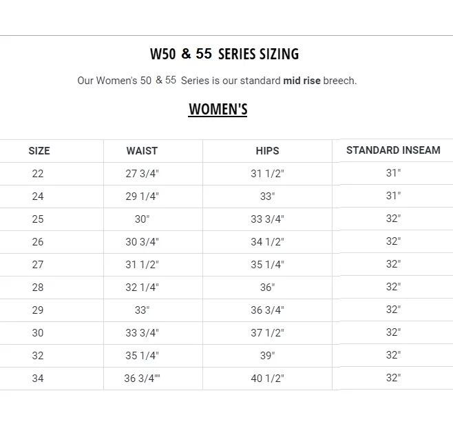 Struck Women's "50 Series" Show Breeches - Beige