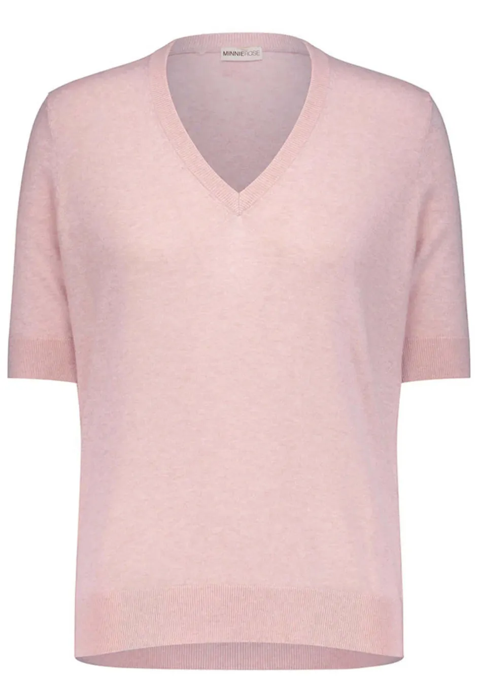 Supima Cotton Cashmere V-Neck Tee