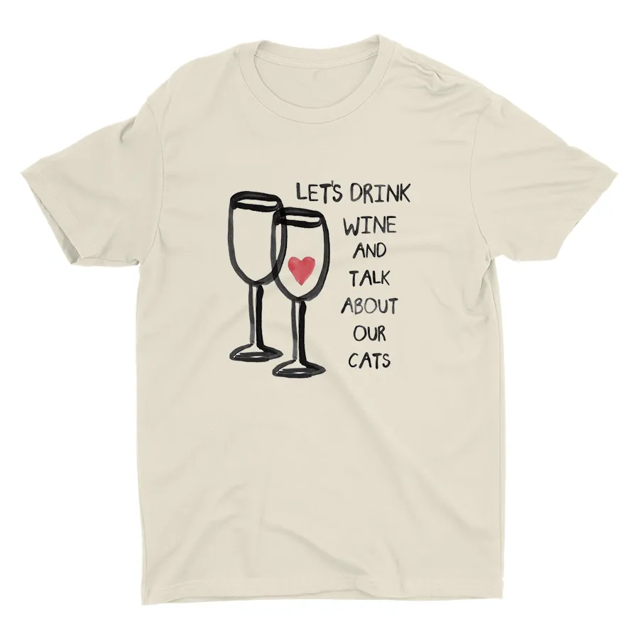 Talk About Our Cats Cotton Tee
