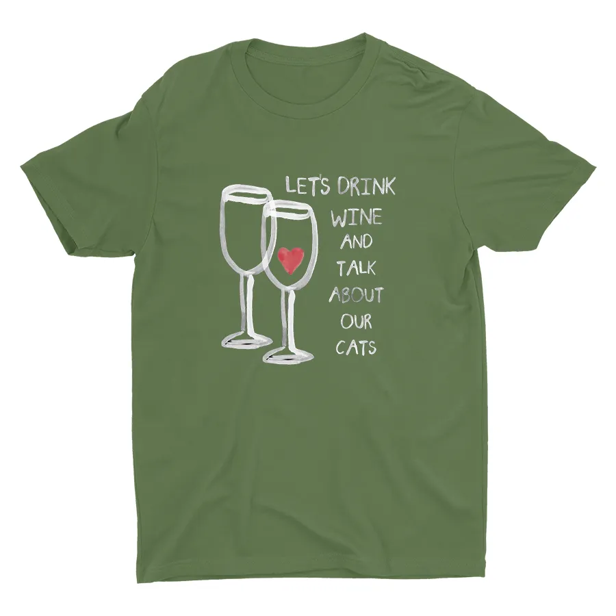 Talk About Our Cats Cotton Tee