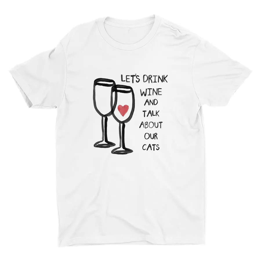 Talk About Our Cats Cotton Tee