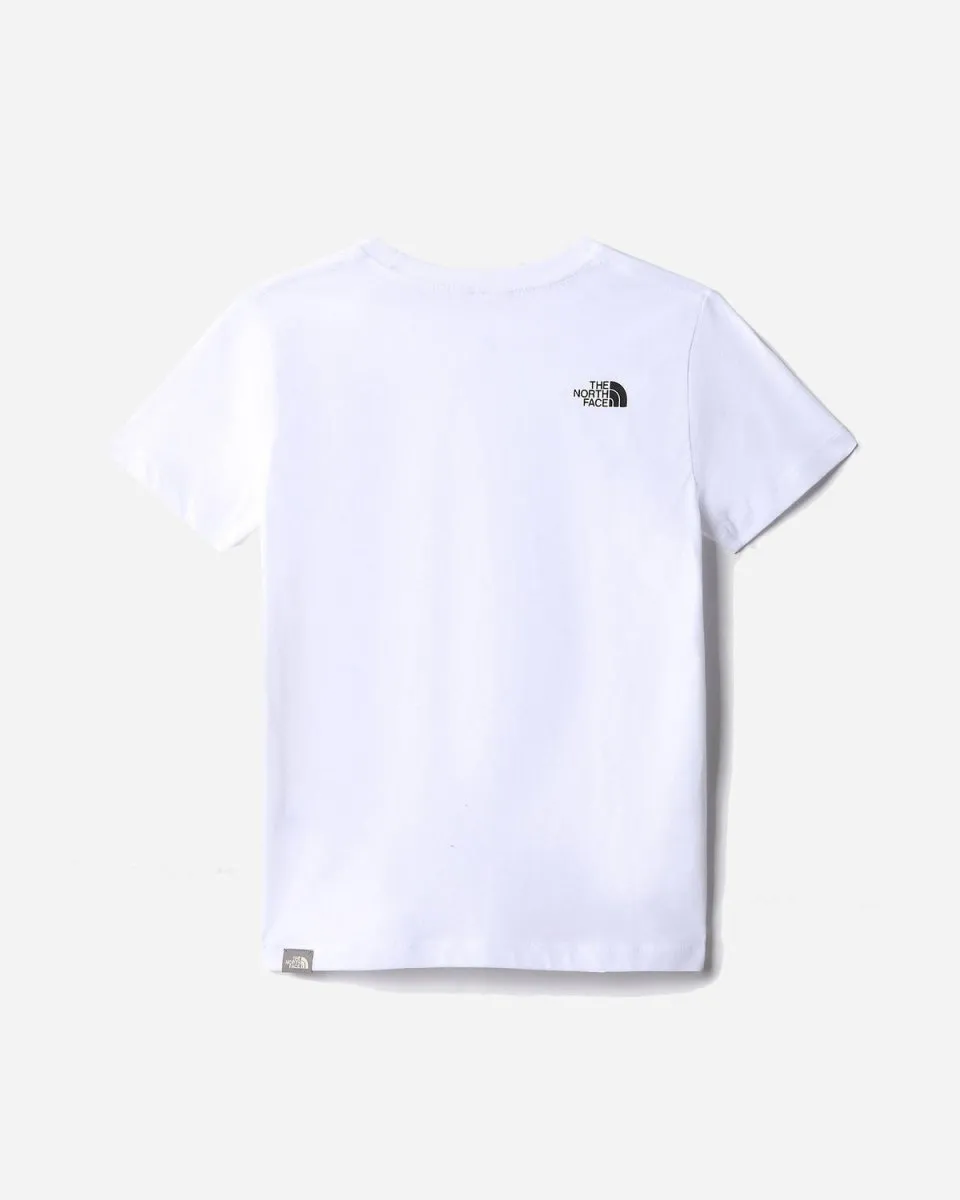 Teens S/S Simple Dome Tee - White/Black