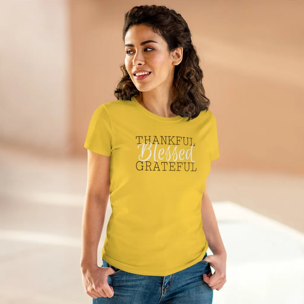 Thankful Grateful Blessed - T-shirt