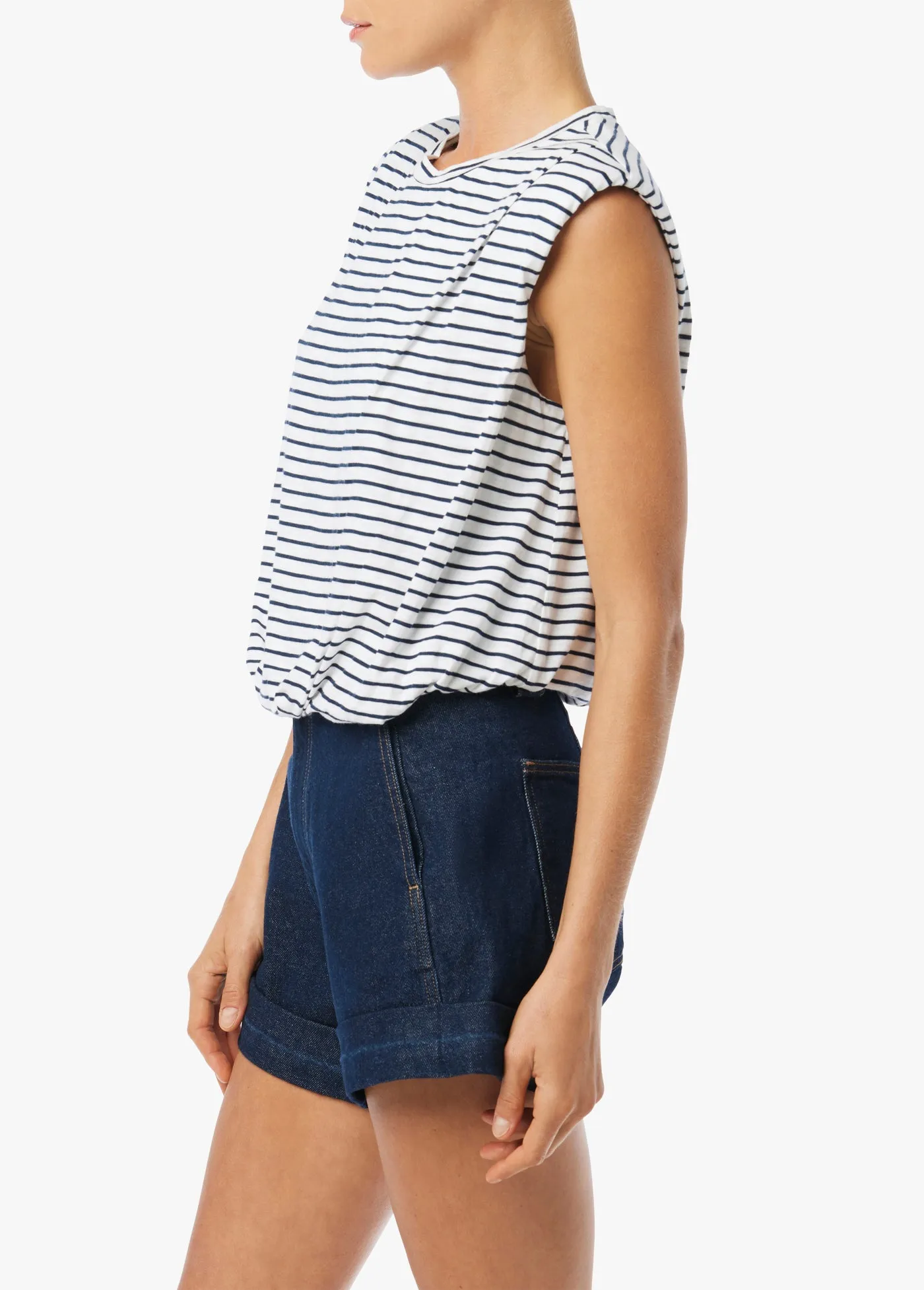 THE ARDEN SLUB SLEEVELESS TEE