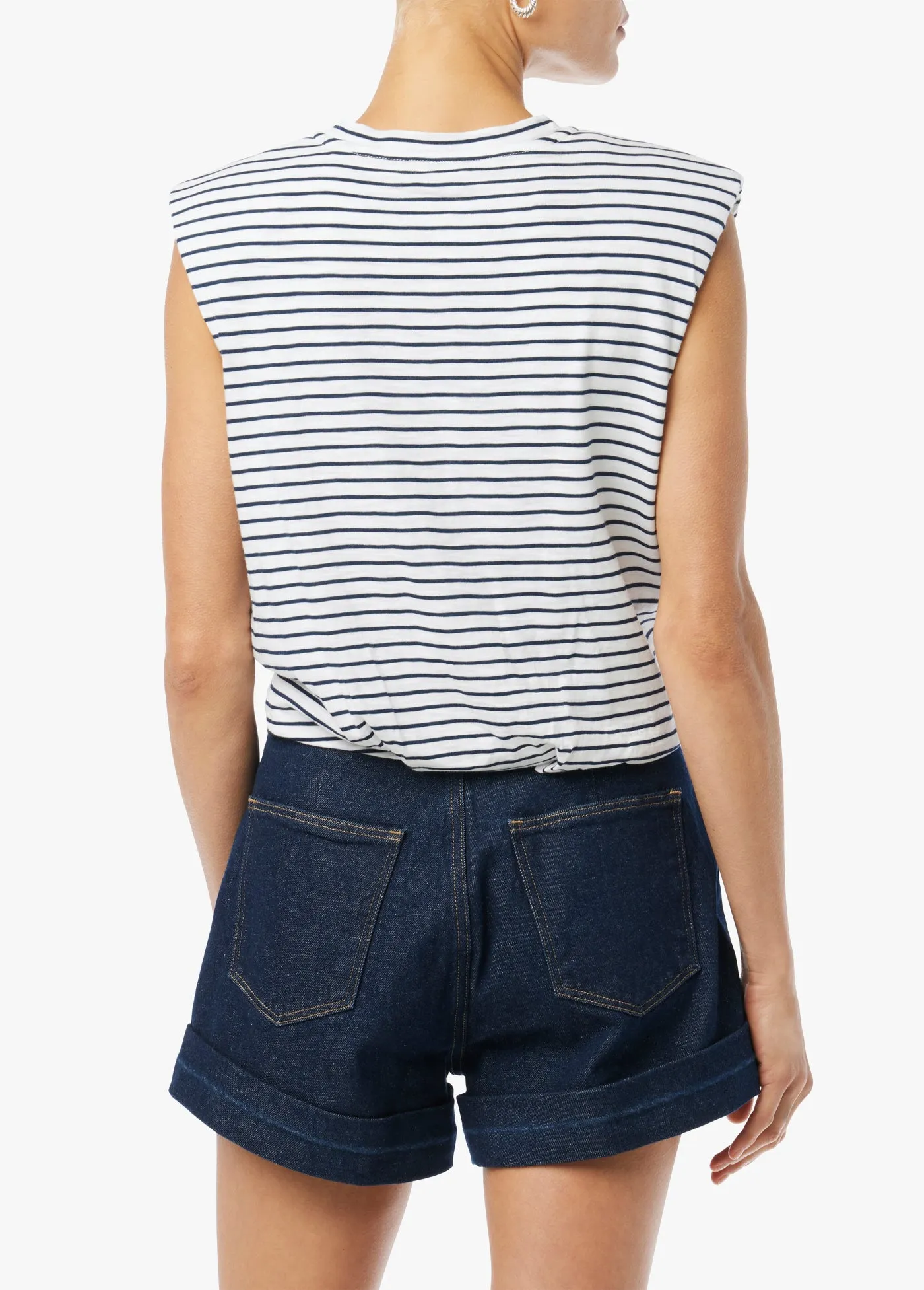 THE ARDEN SLUB SLEEVELESS TEE