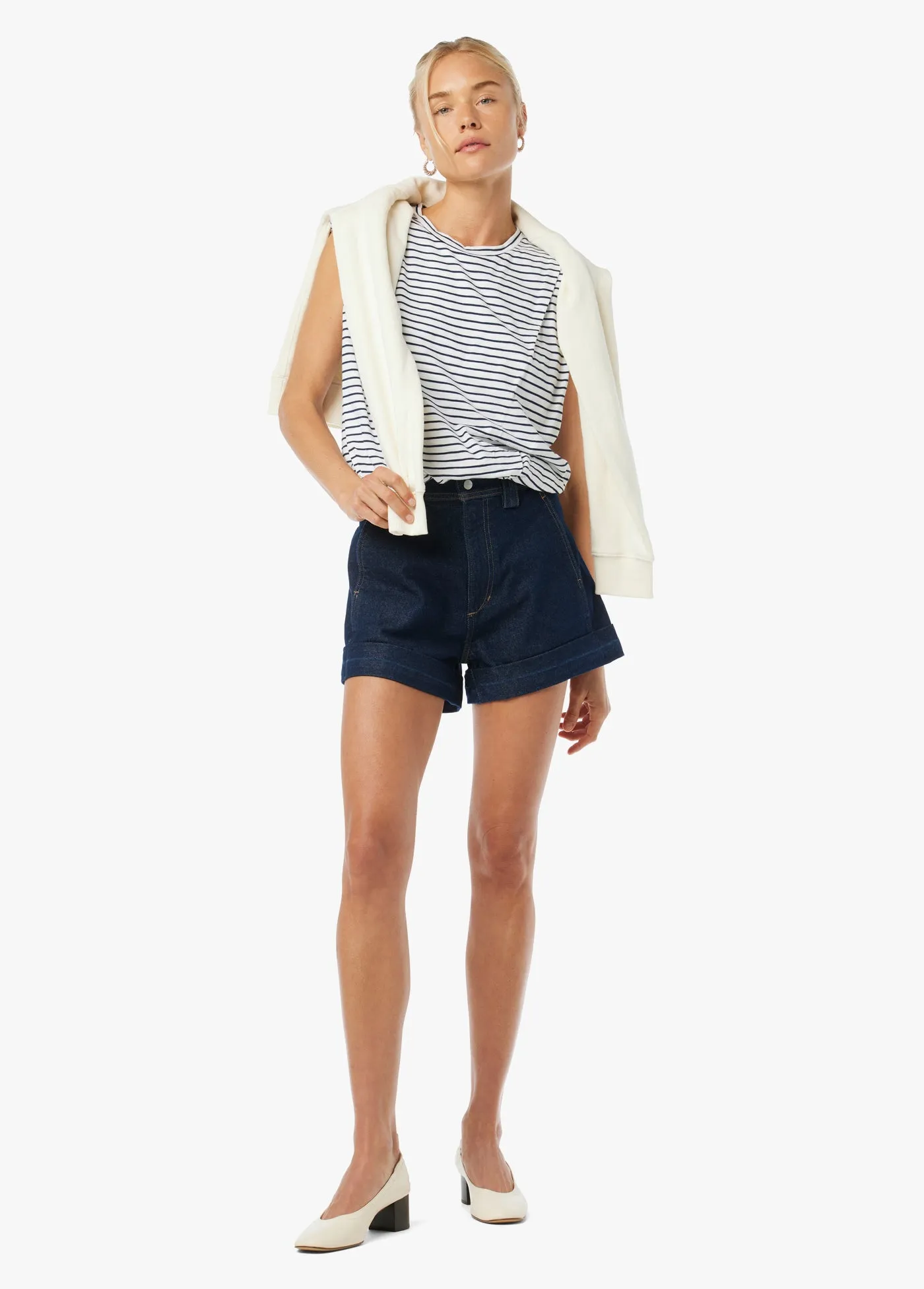THE ARDEN SLUB SLEEVELESS TEE