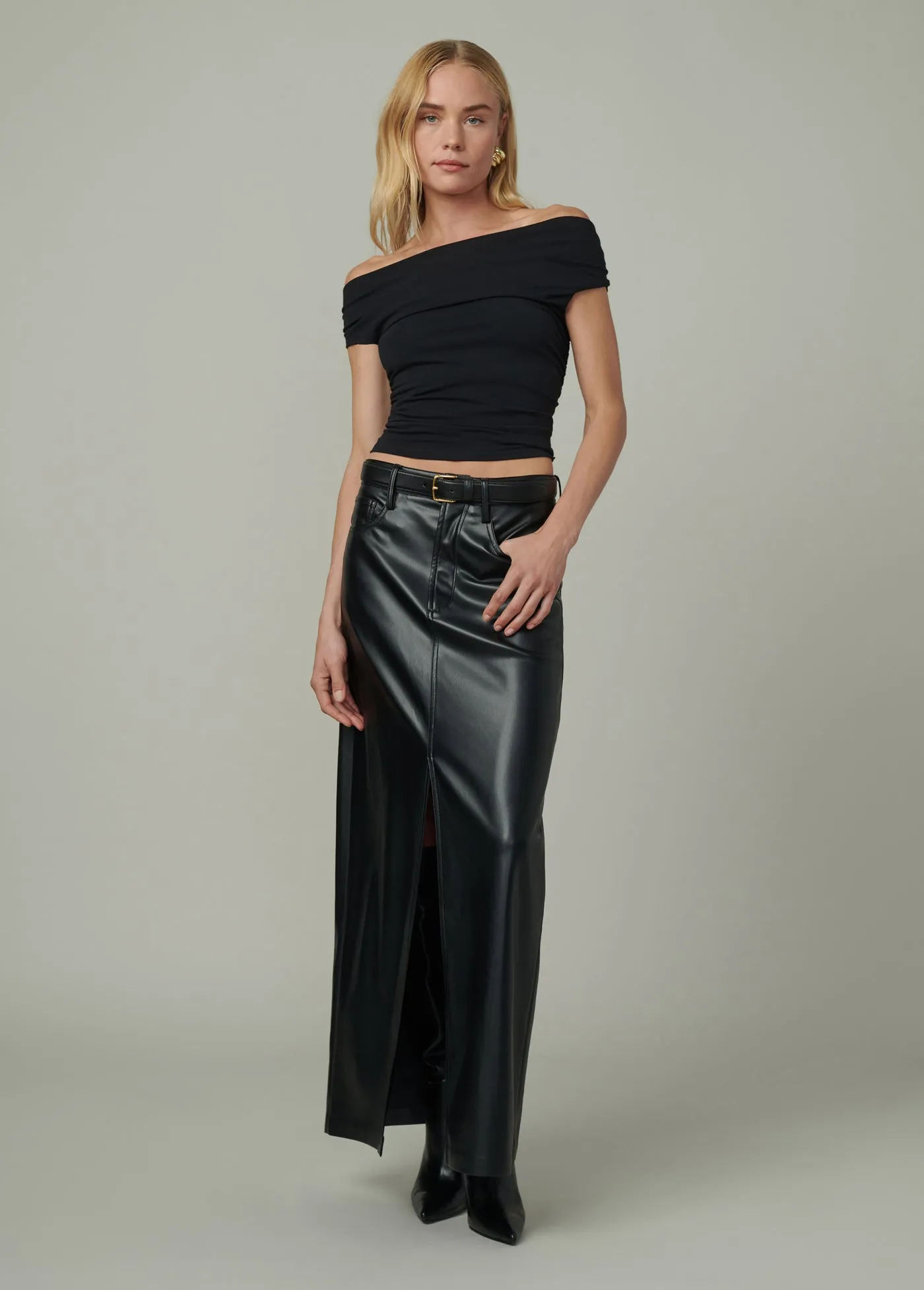 THE MIA SLEEVELESS OFF THE SHOULDER TOP