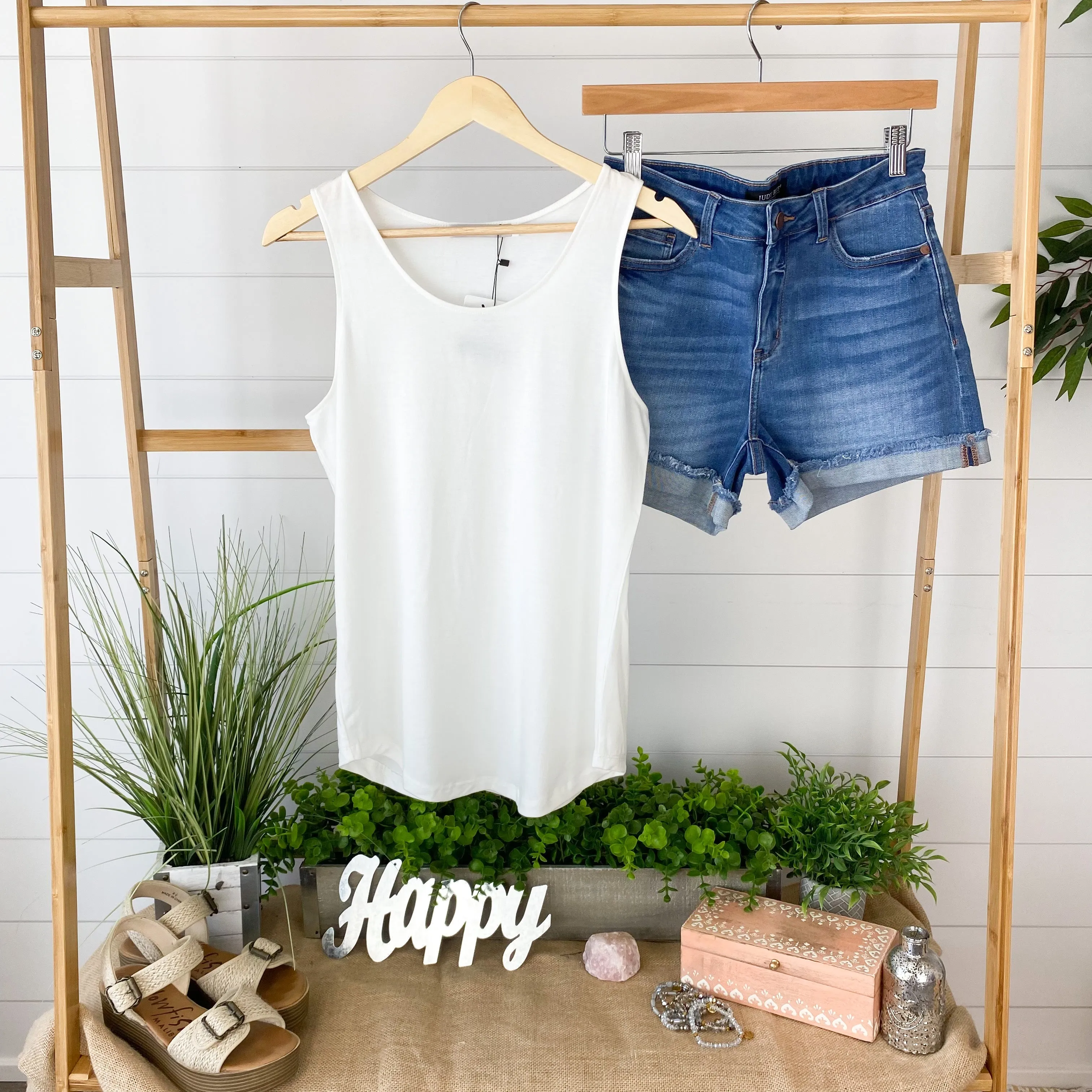 Tiffany Tank - White