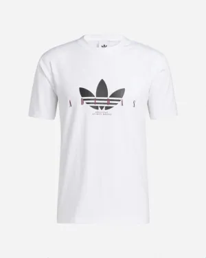 Trefoil Script Tee - White