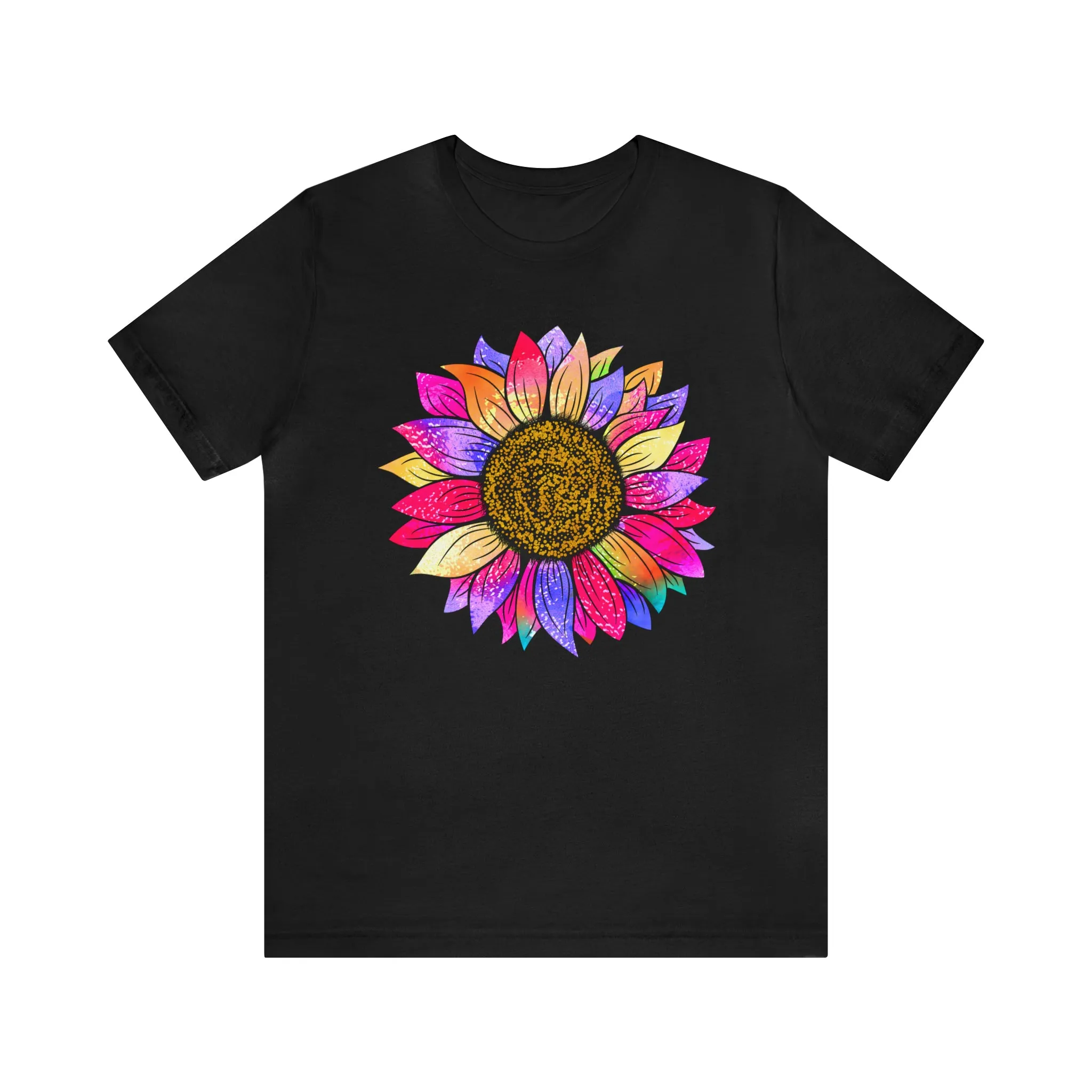 TShirt Sunflower Short Sleeve Flower T-Shirt Gift Shirt