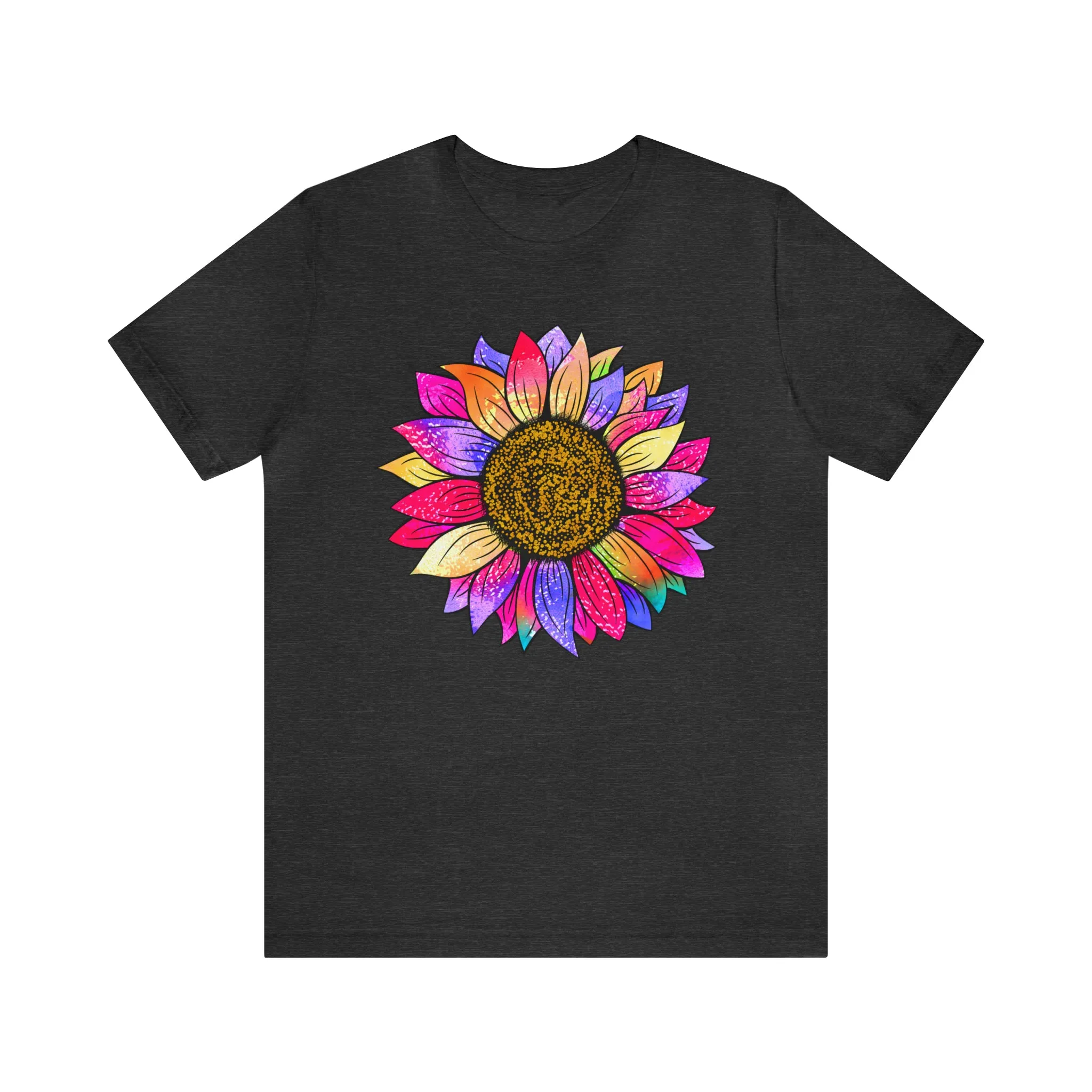 TShirt Sunflower Short Sleeve Flower T-Shirt Gift Shirt
