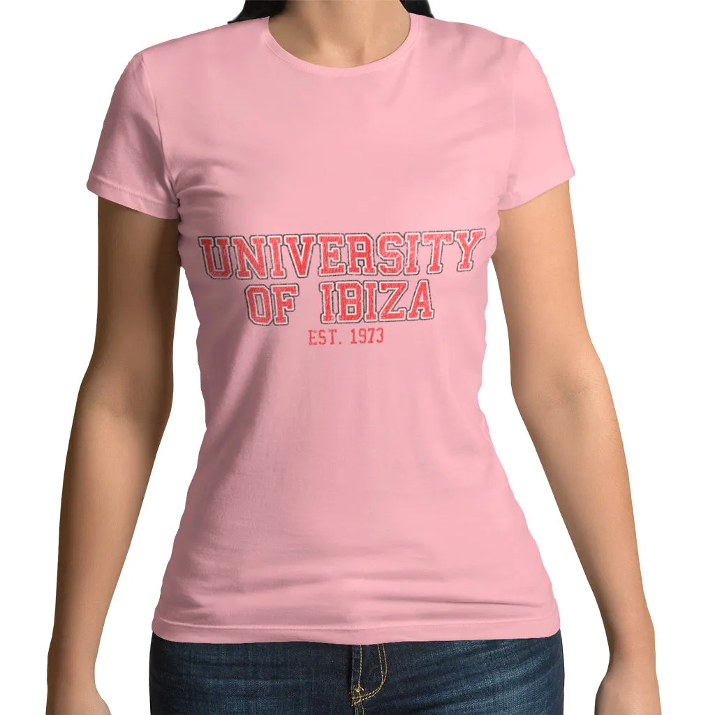 University of Ibiza Women's T-shirt Vintage Logo