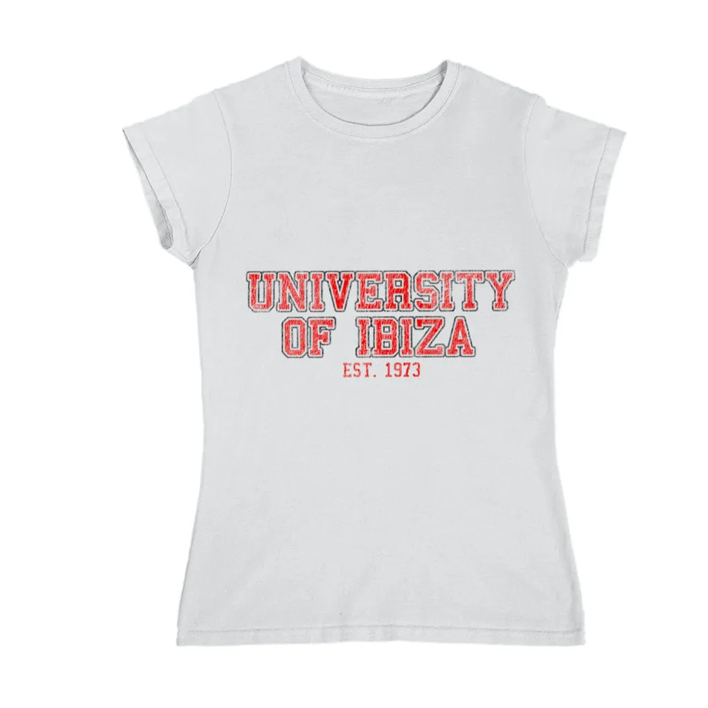 University of Ibiza Women's T-shirt Vintage Logo