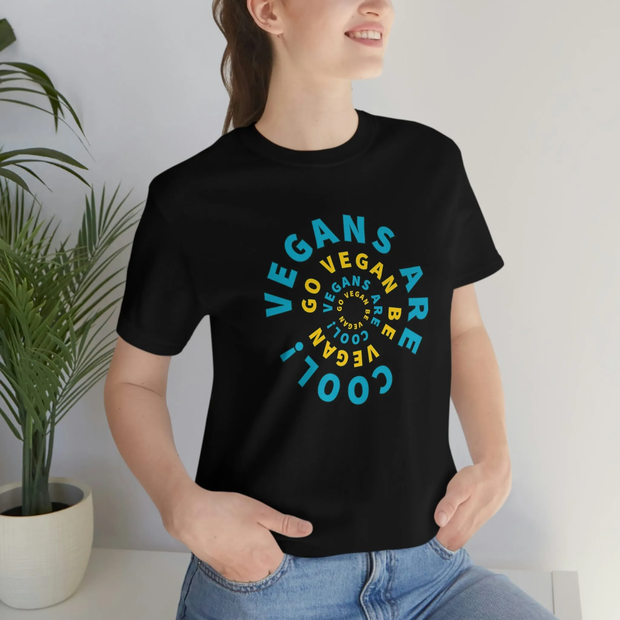 Vegans Are Cool! Go Vegan Be Vegan Short Sleeve Tee