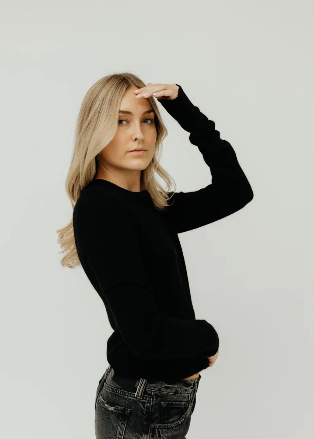Velvet Camino Top in Black