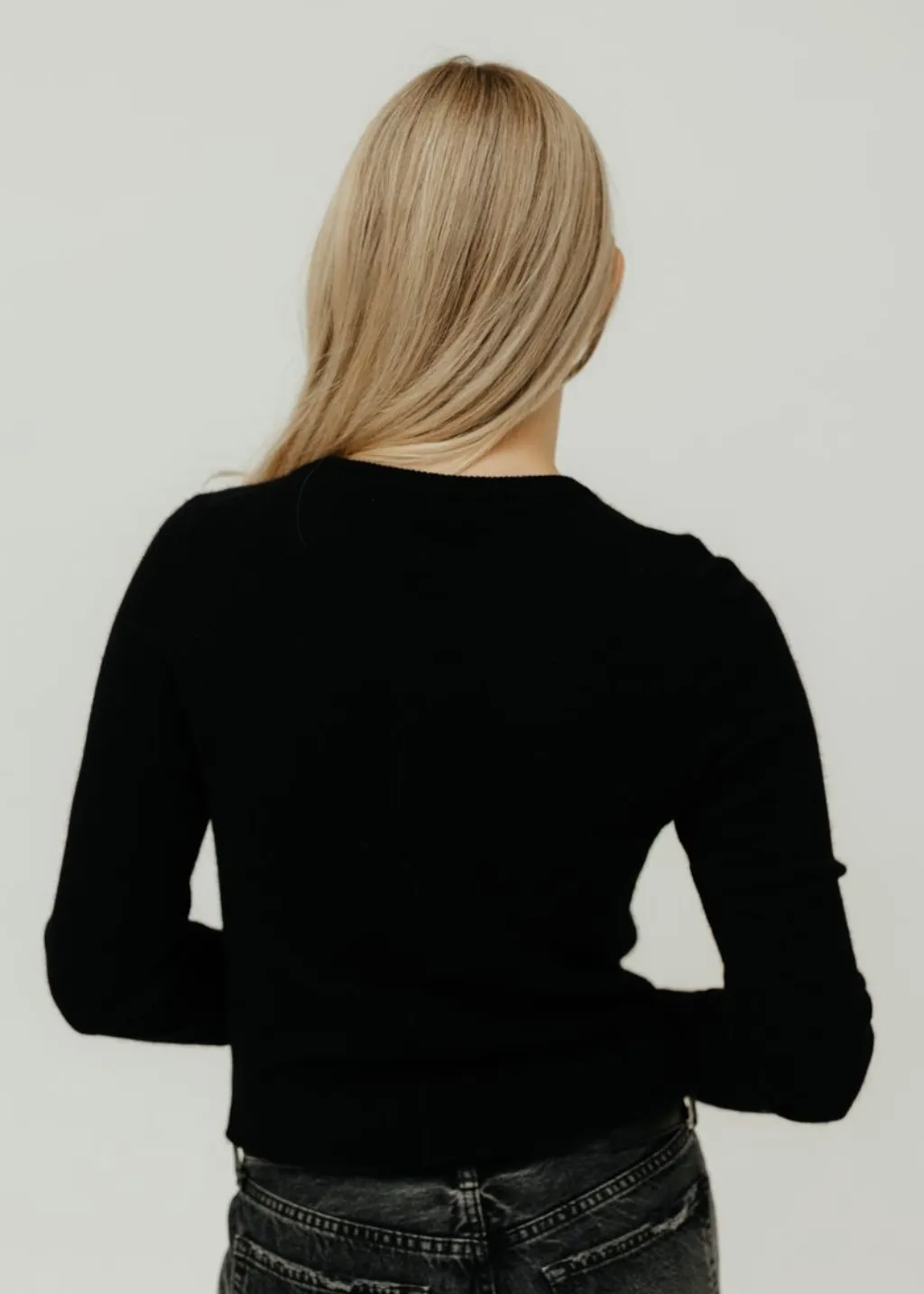 Velvet Camino Top in Black