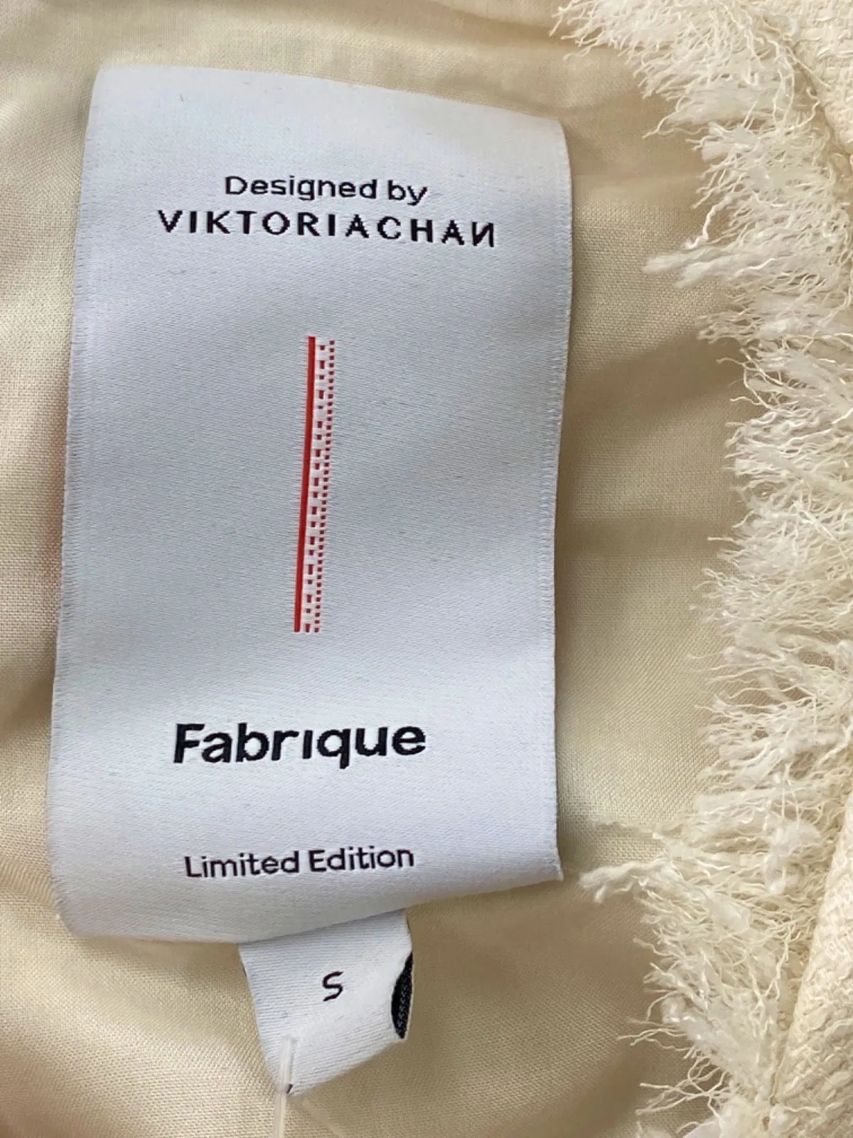 Viktoria Chan White Two-Piece Top and Skirt Set S