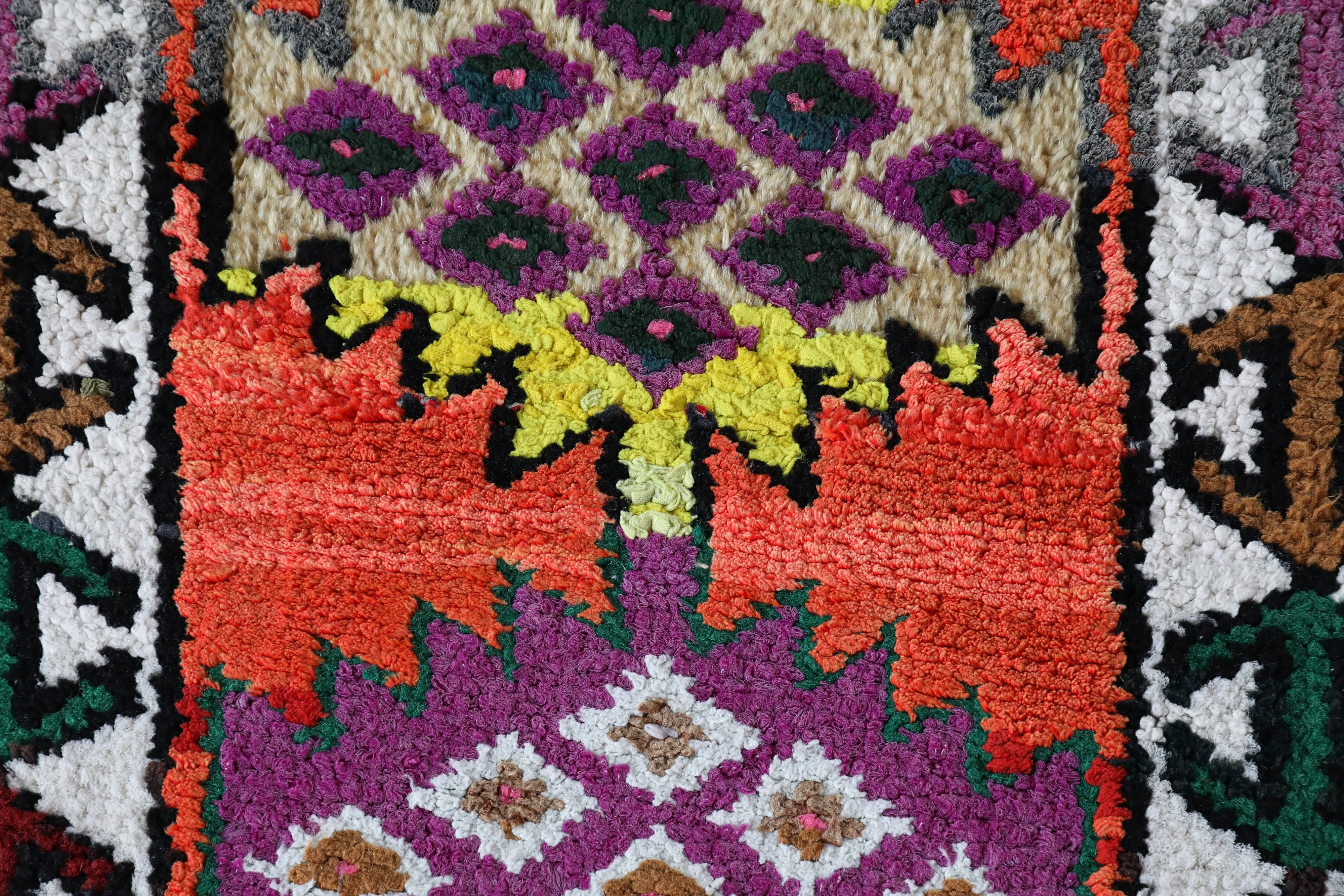 Vintage Kurdish Herki Runner Rug 2'10"x13'3"