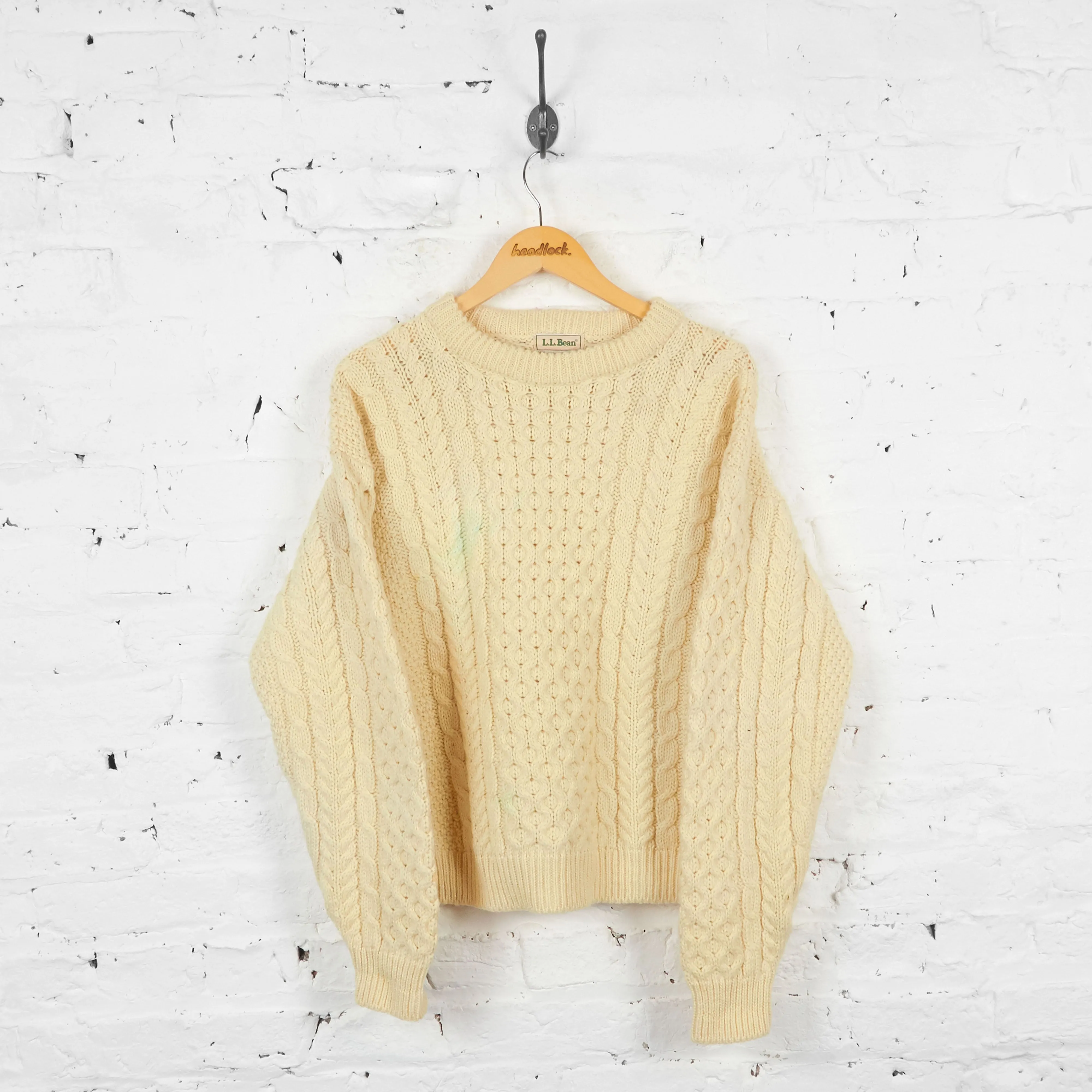 Vintage Women's L.L Bean Jumper - Cream - M