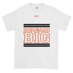 White Black and Orange Short-Sleeve T-Shirt