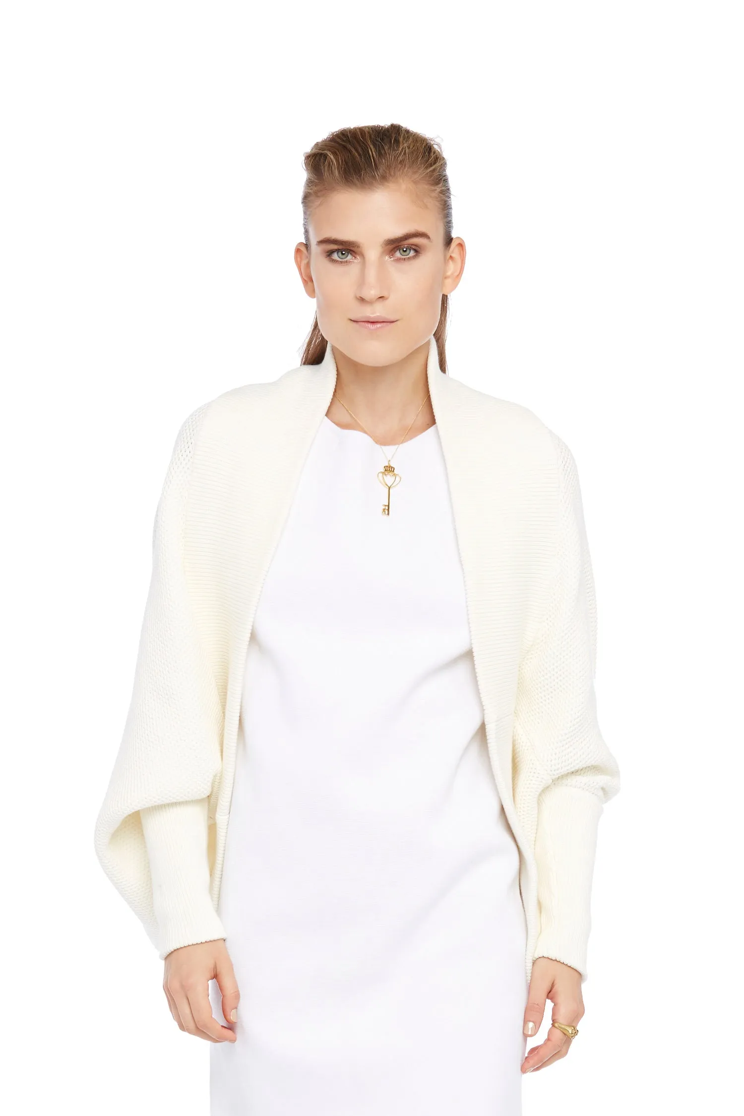 White Cotton Cape