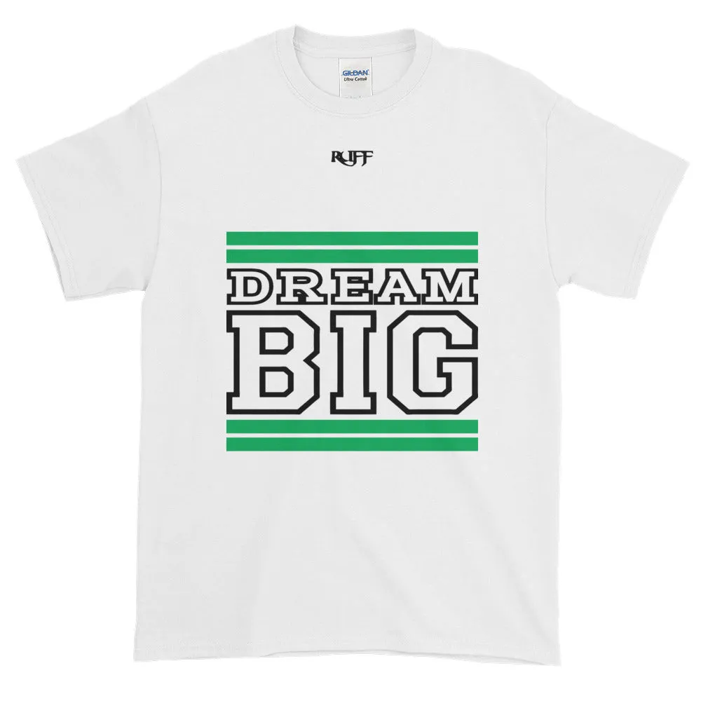White Green and Black Short-Sleeve T-Shirt