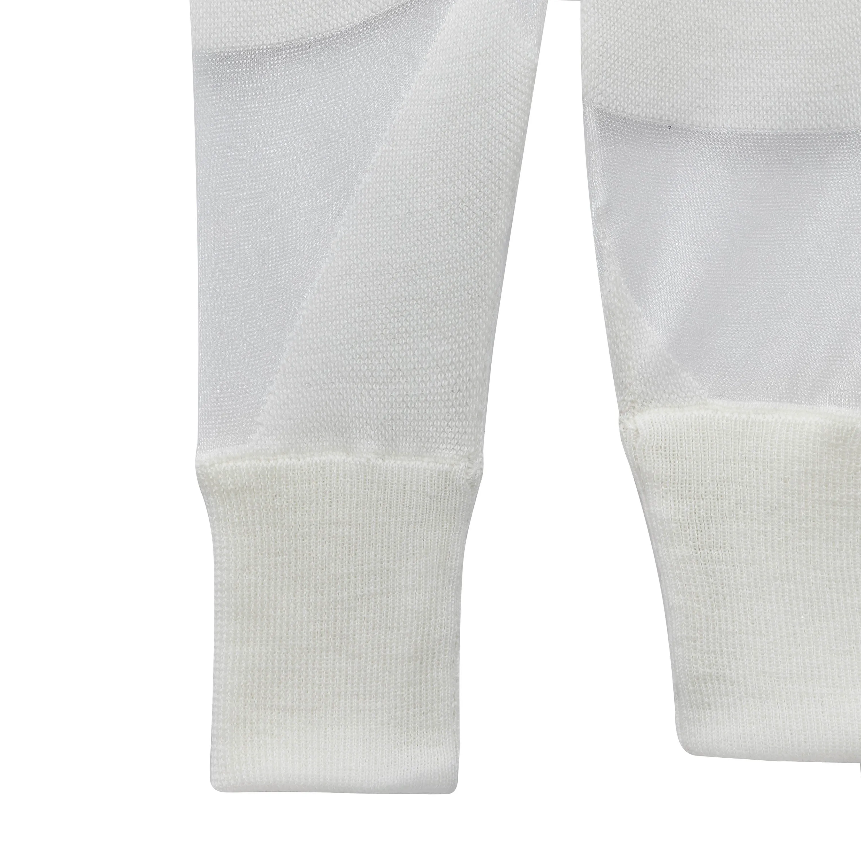 White Triangle Intarsia Sweater