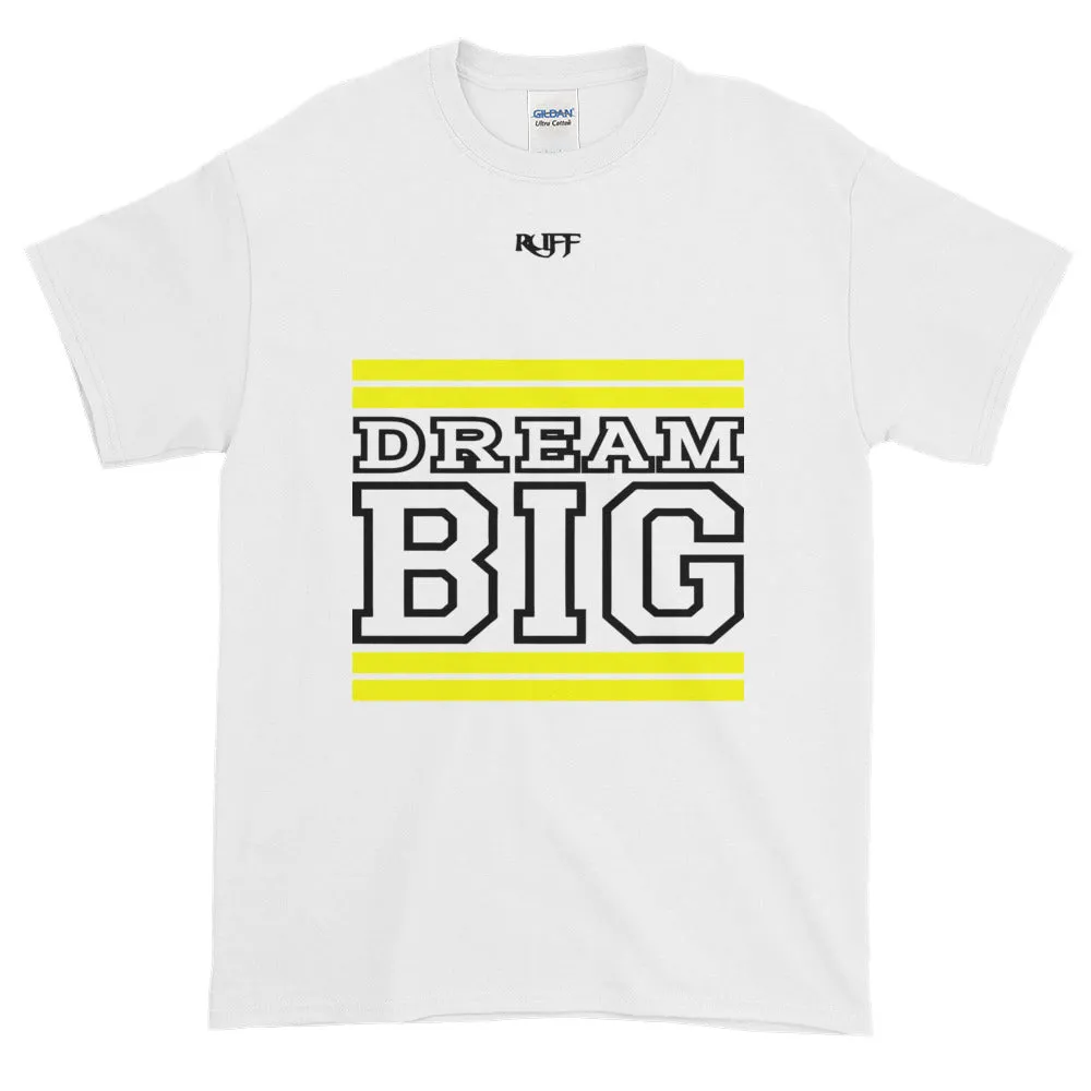 White Yellow and Black Short-Sleeve T-Shirt