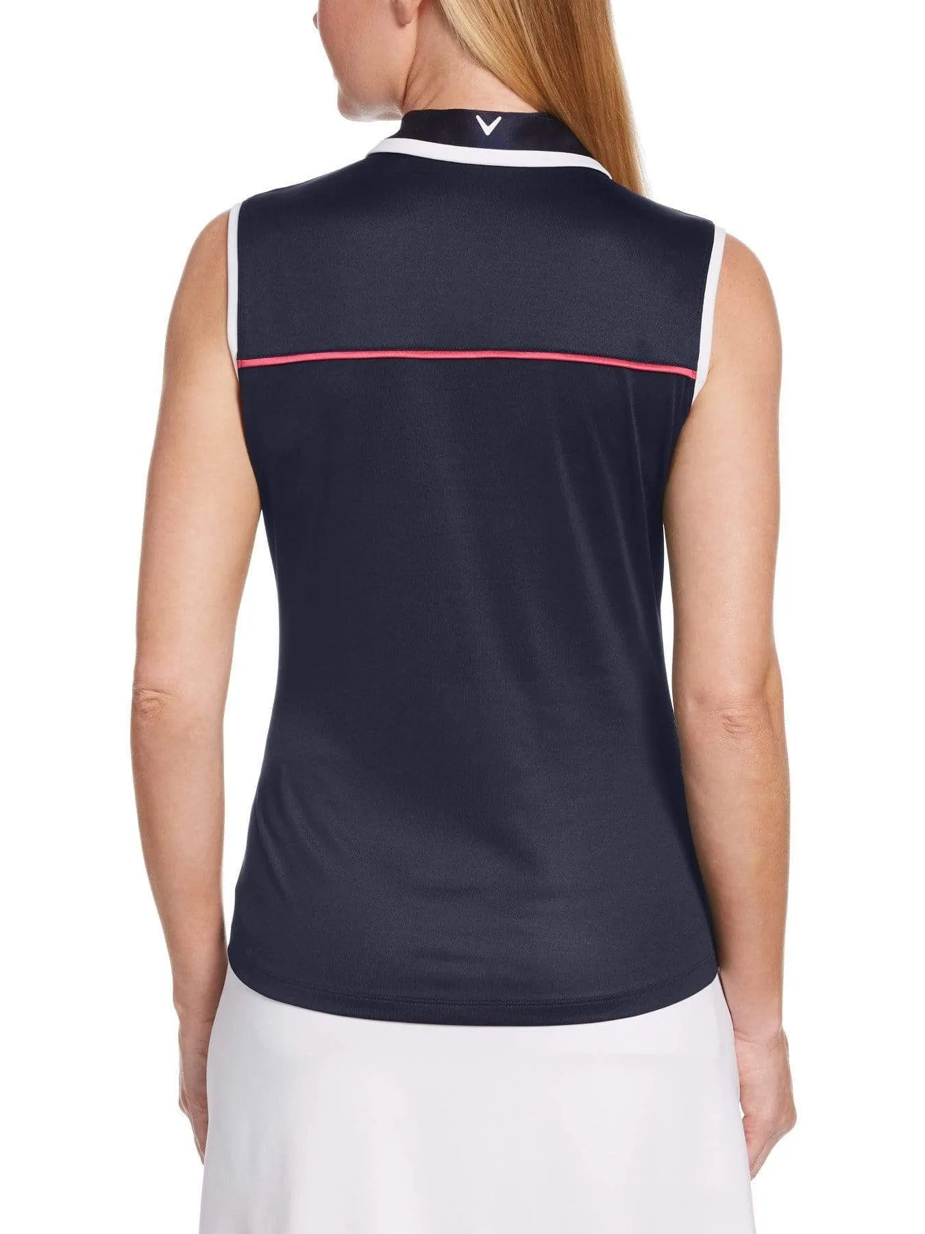 Womens Color Block Polo