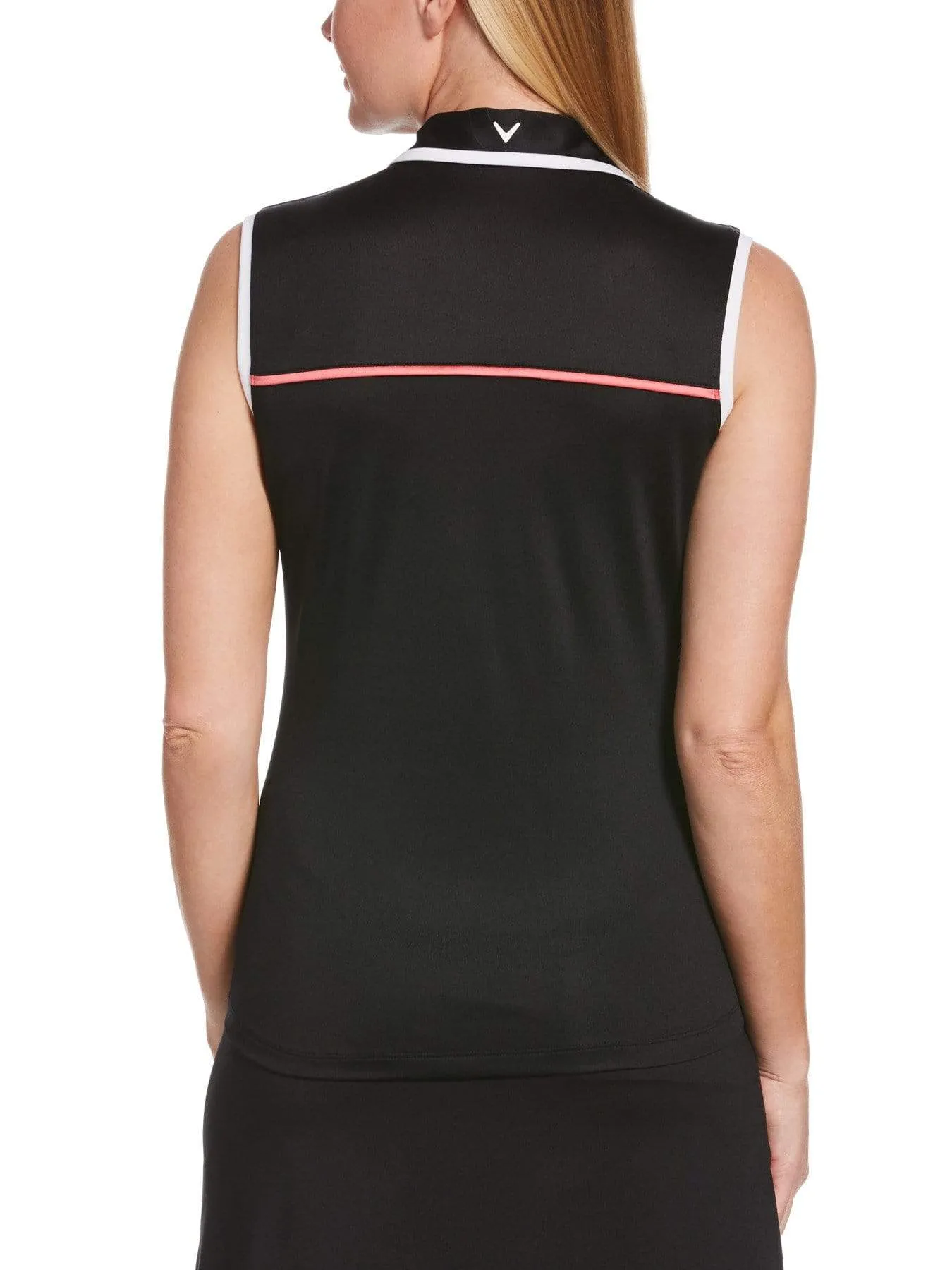 Womens Color Block Polo