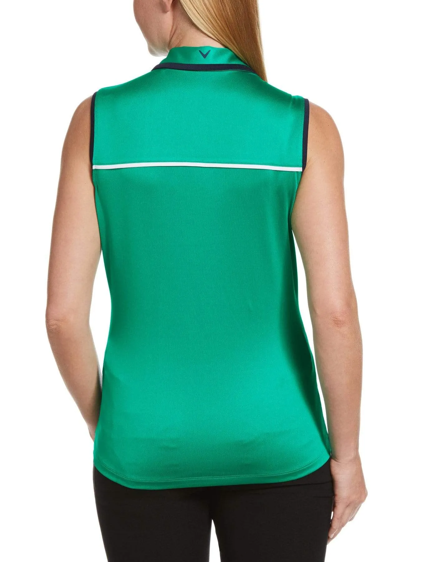 Womens Color Block Polo