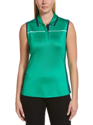 Womens Color Block Polo
